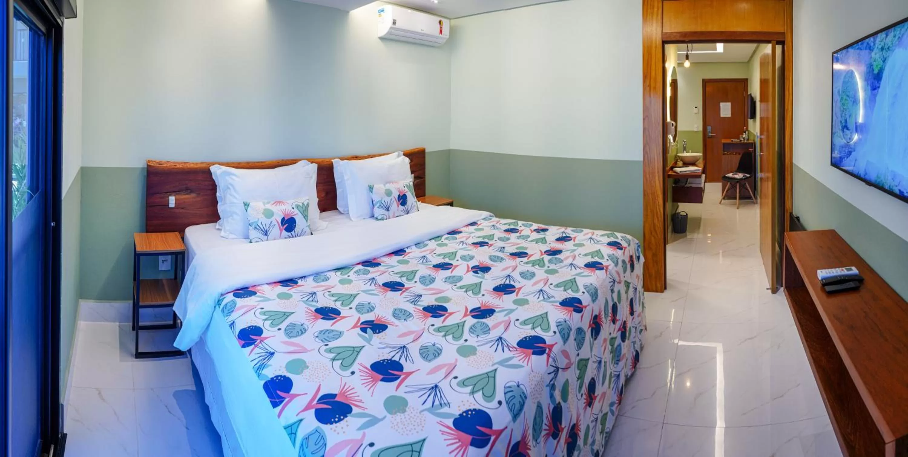 Bed in Pousada Flores do Carmo