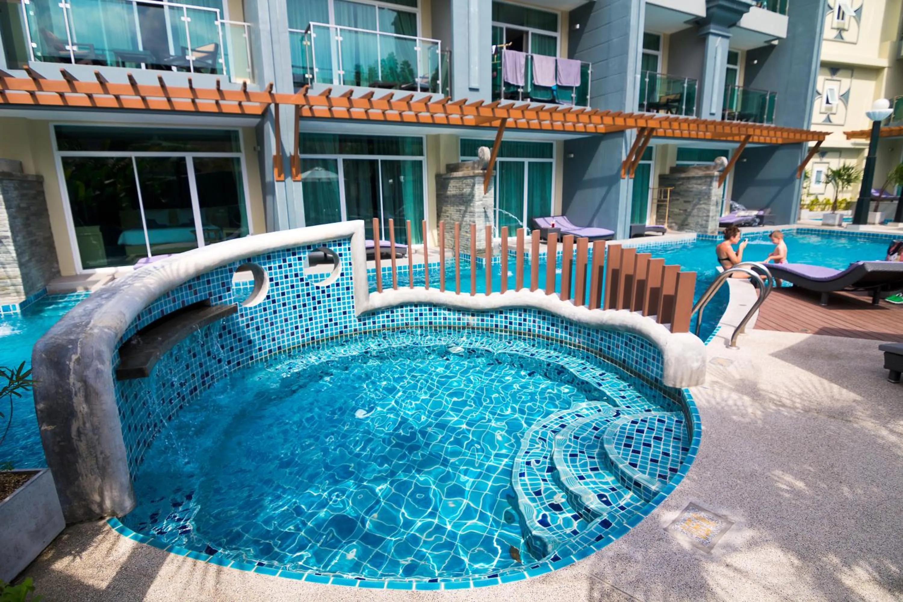 Swimming pool in Ramaburin Resort Patong - SHA Extra Plus