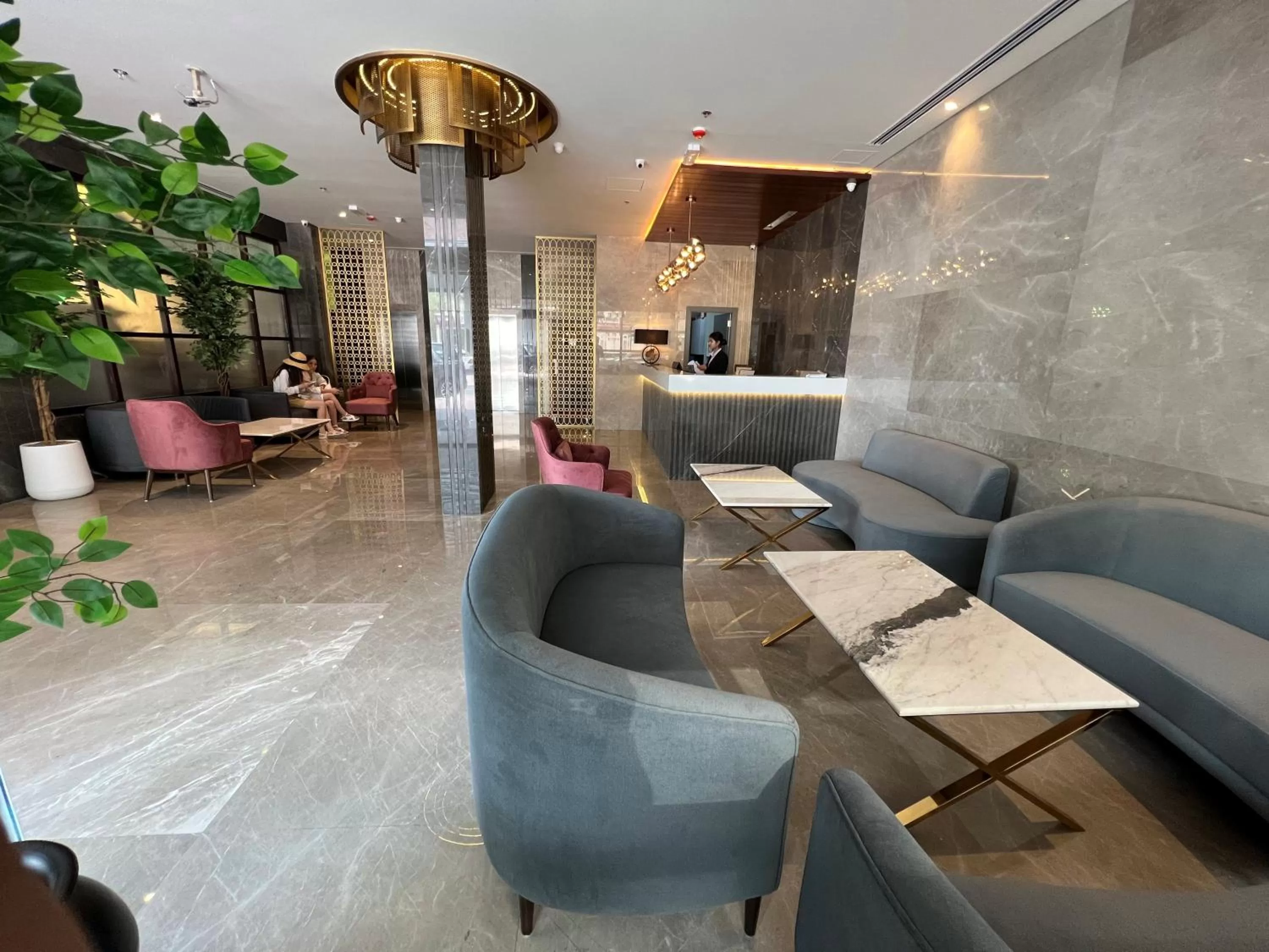 Lobby or reception in President Hotel