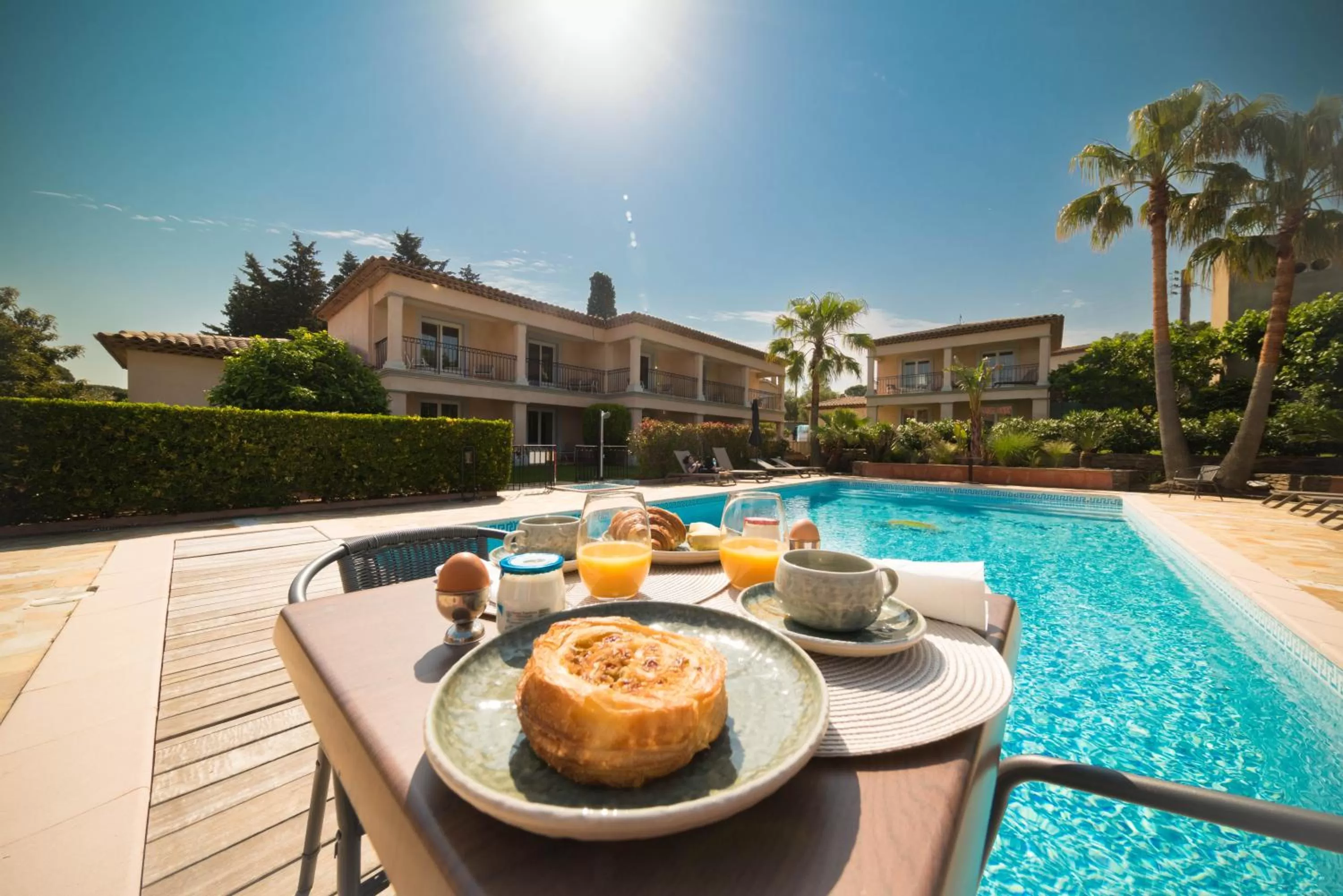 Breakfast in Hotel Brin d'Azur - Saint Tropez