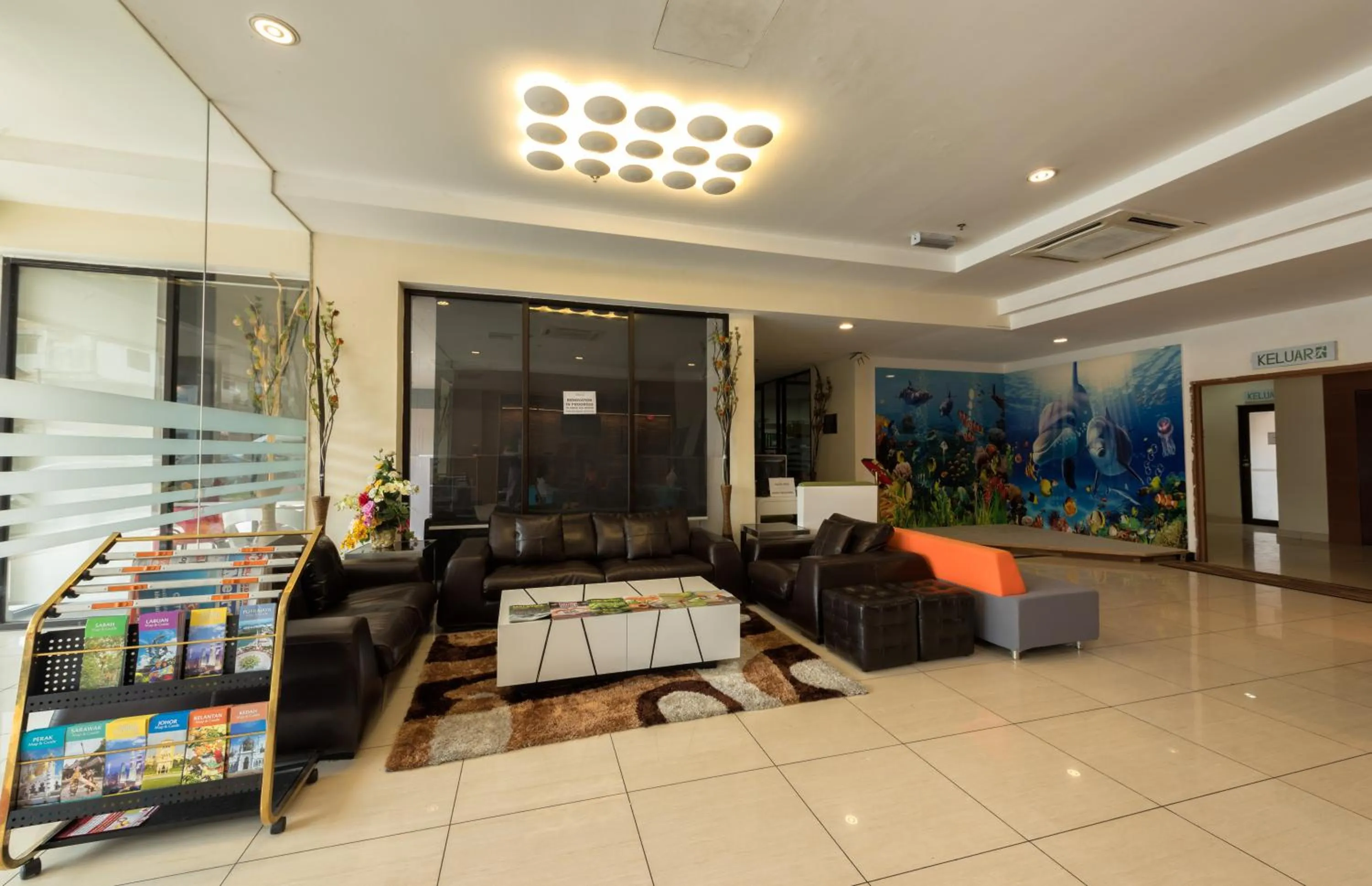 Decorative detail in Dolphin Hotel, Chow Kit Kuala Lumpur