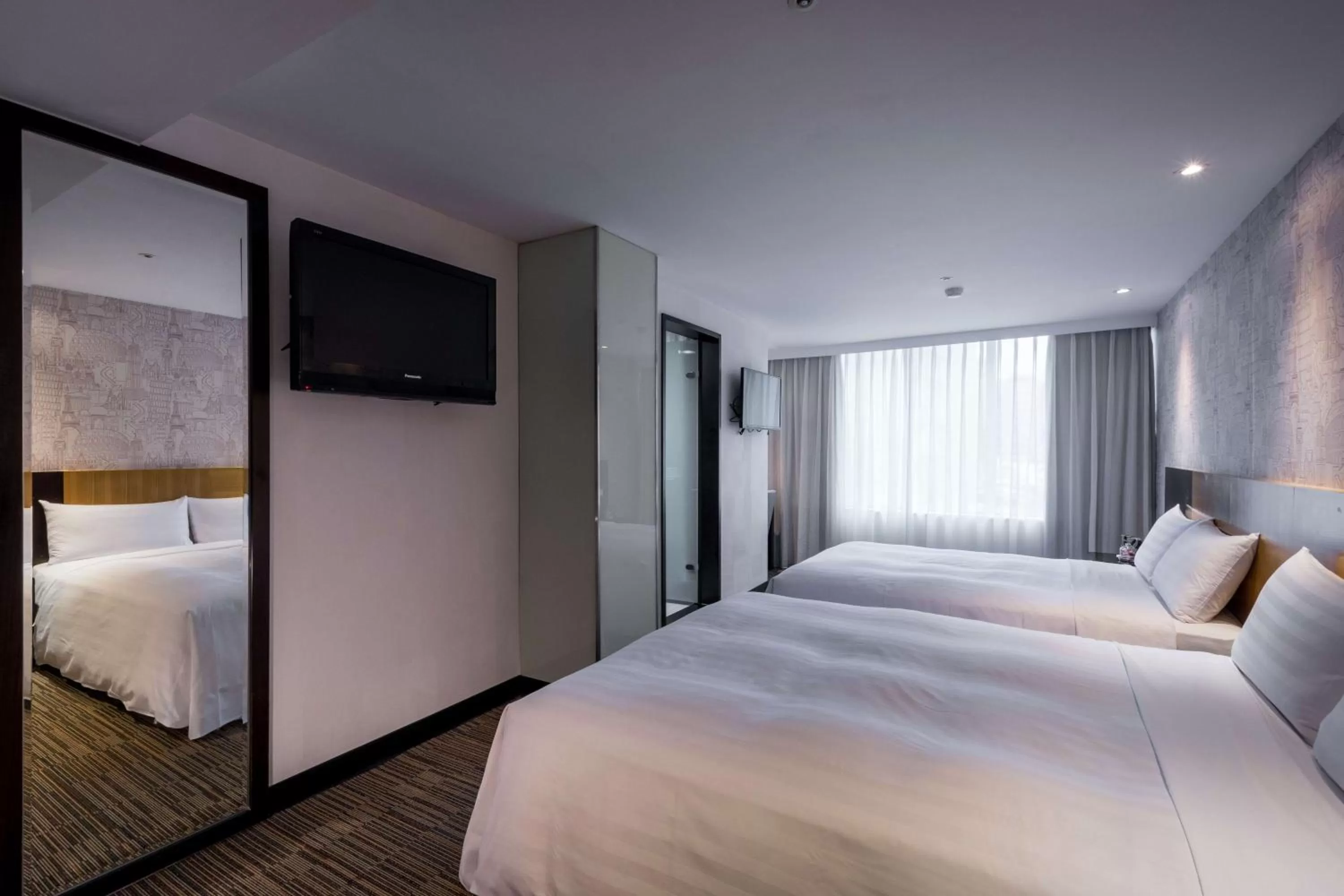 Bed in 台北碧瑤飯店 Hotel B