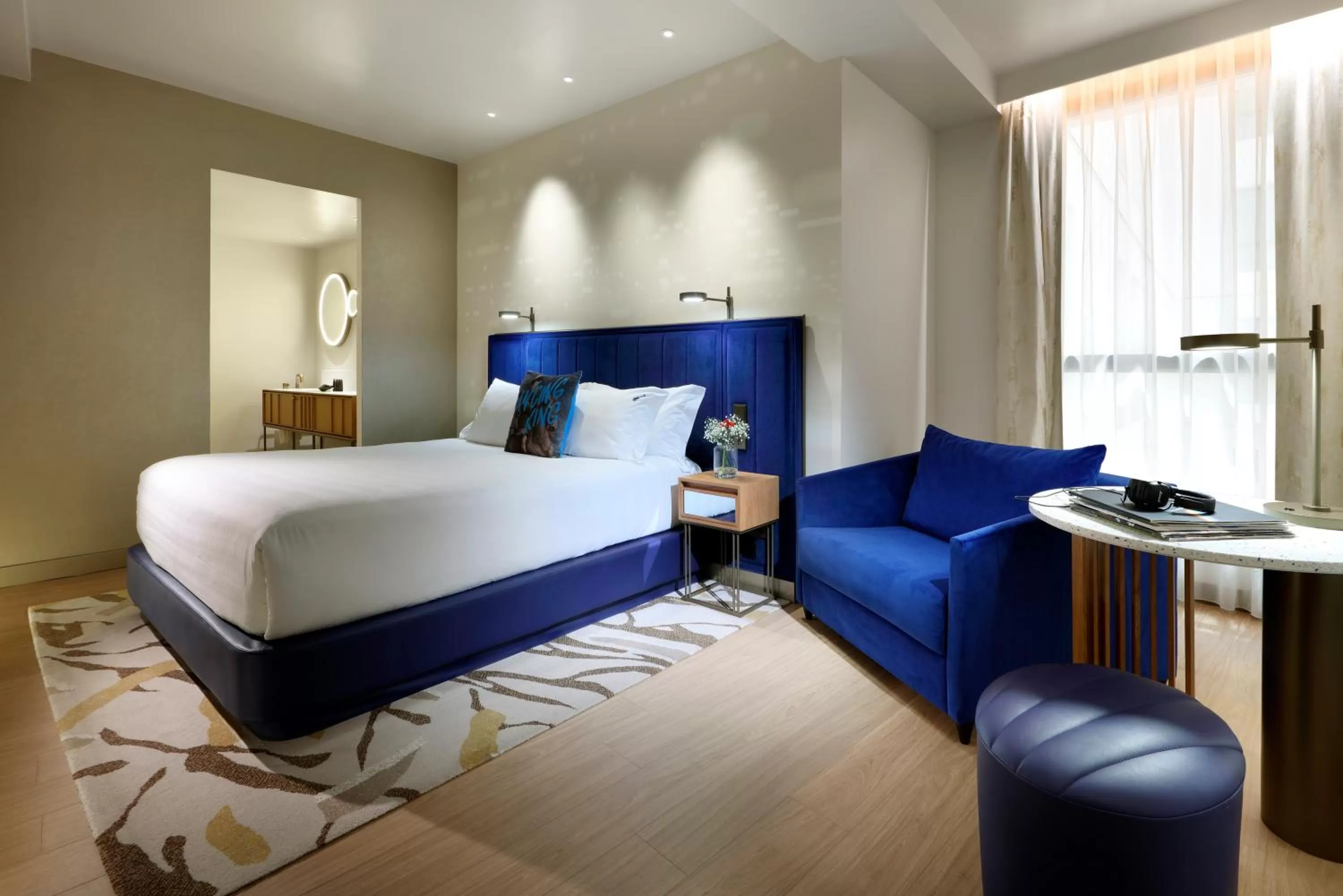 Bed in Hard Rock Hotel Madrid