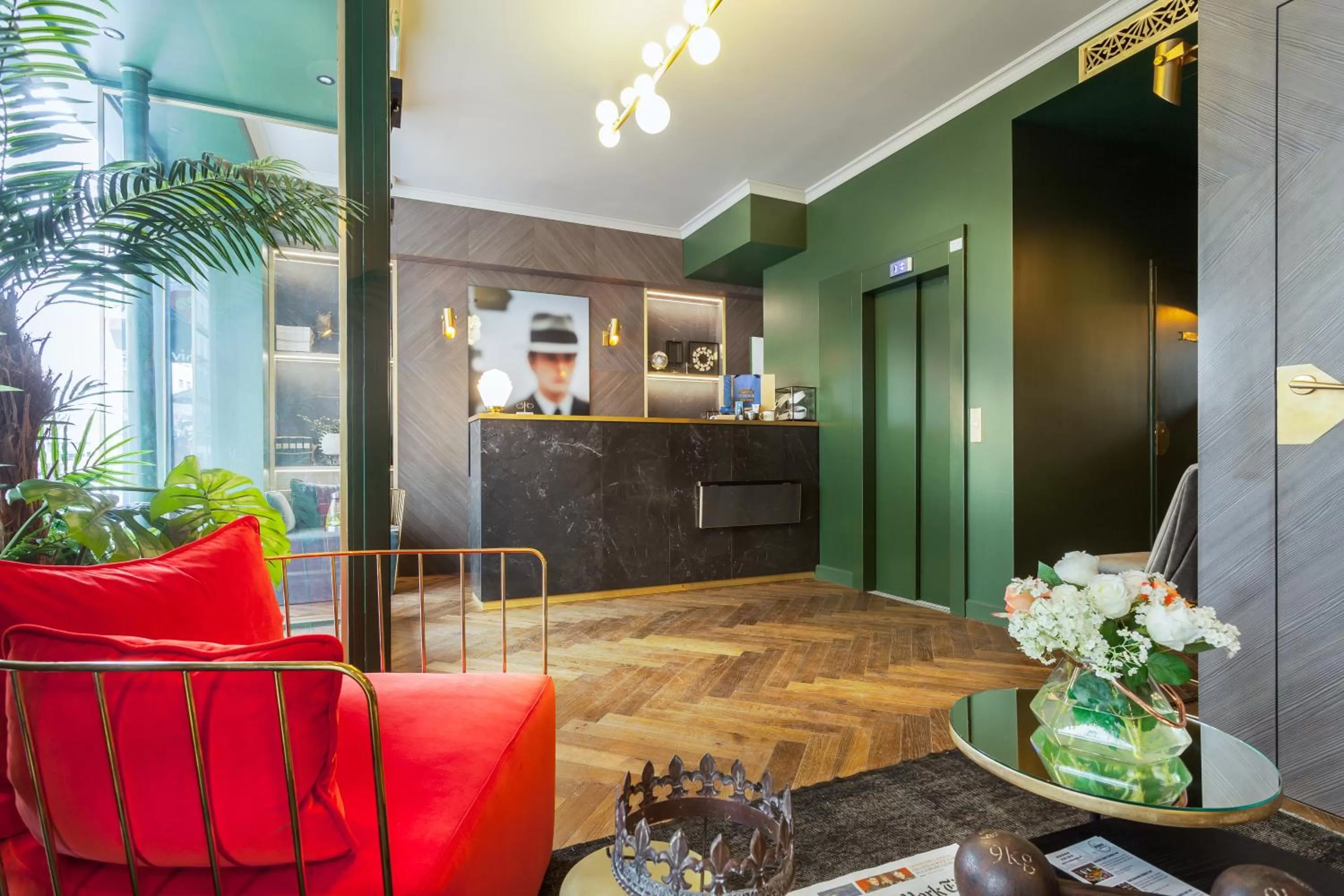 Patio in Handsome Hotel