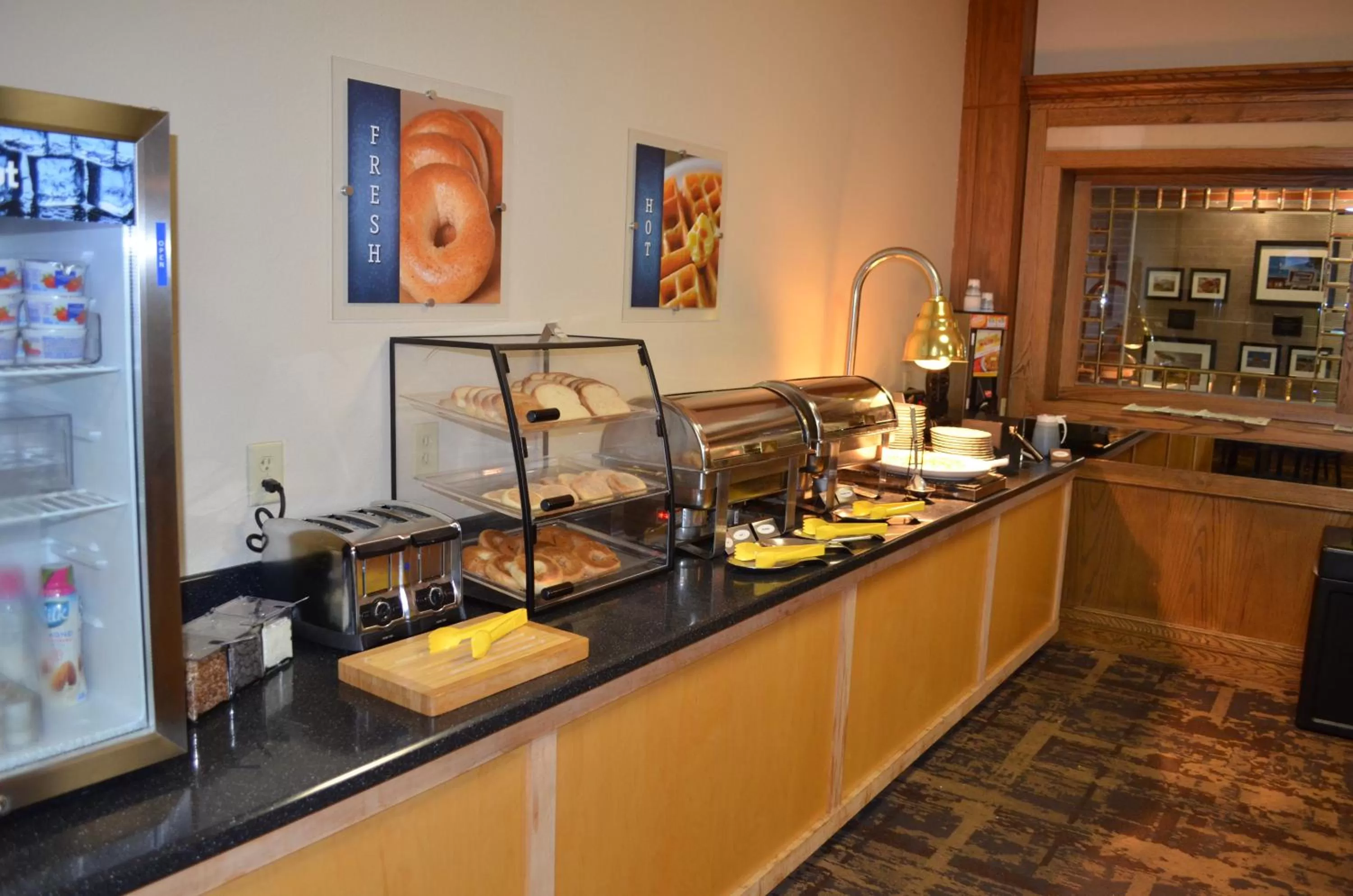 Buffet breakfast in Crossroads Hotel & Event Center