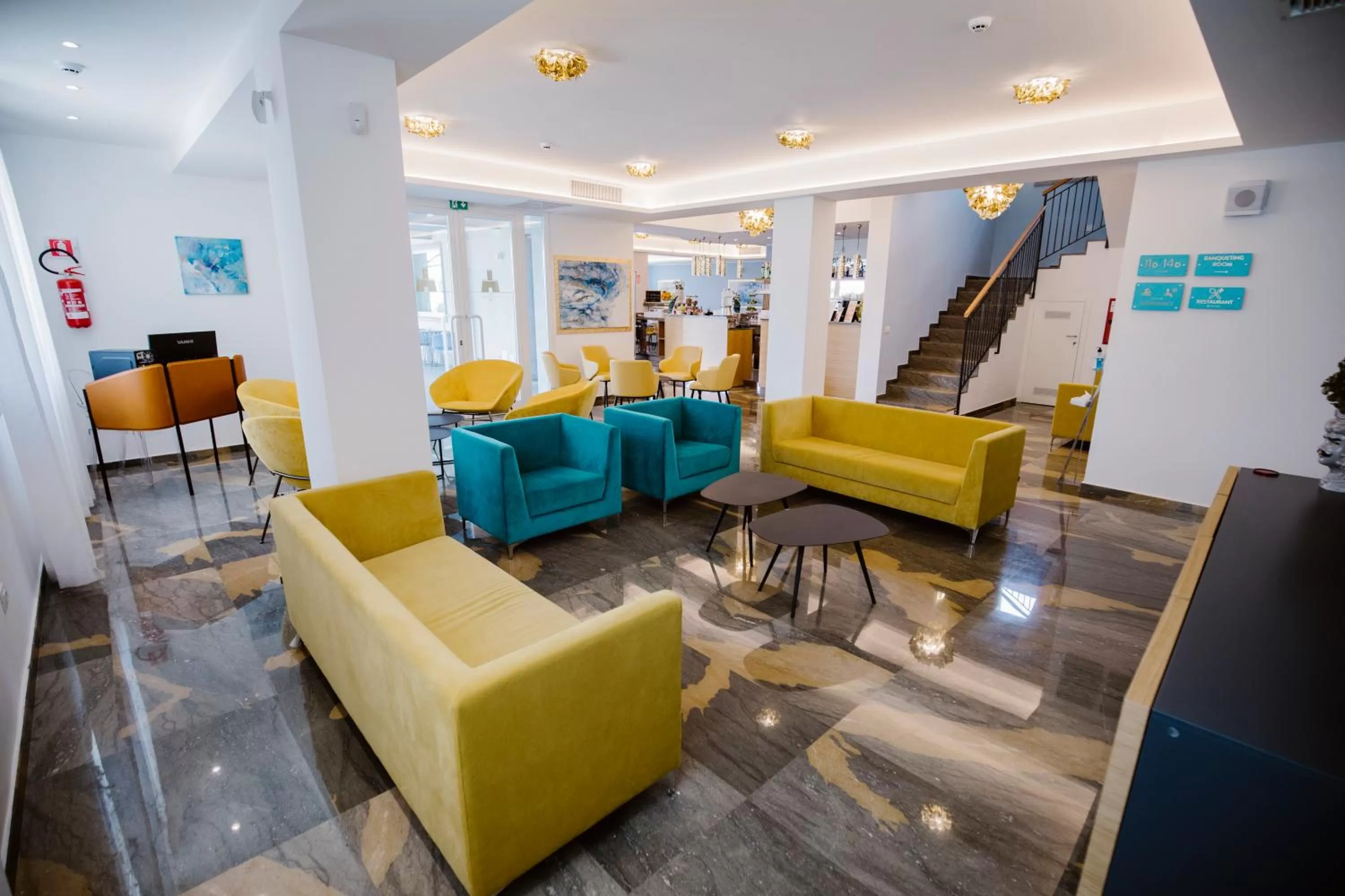 Lobby or reception in Principe Alogna Hotel & SPA