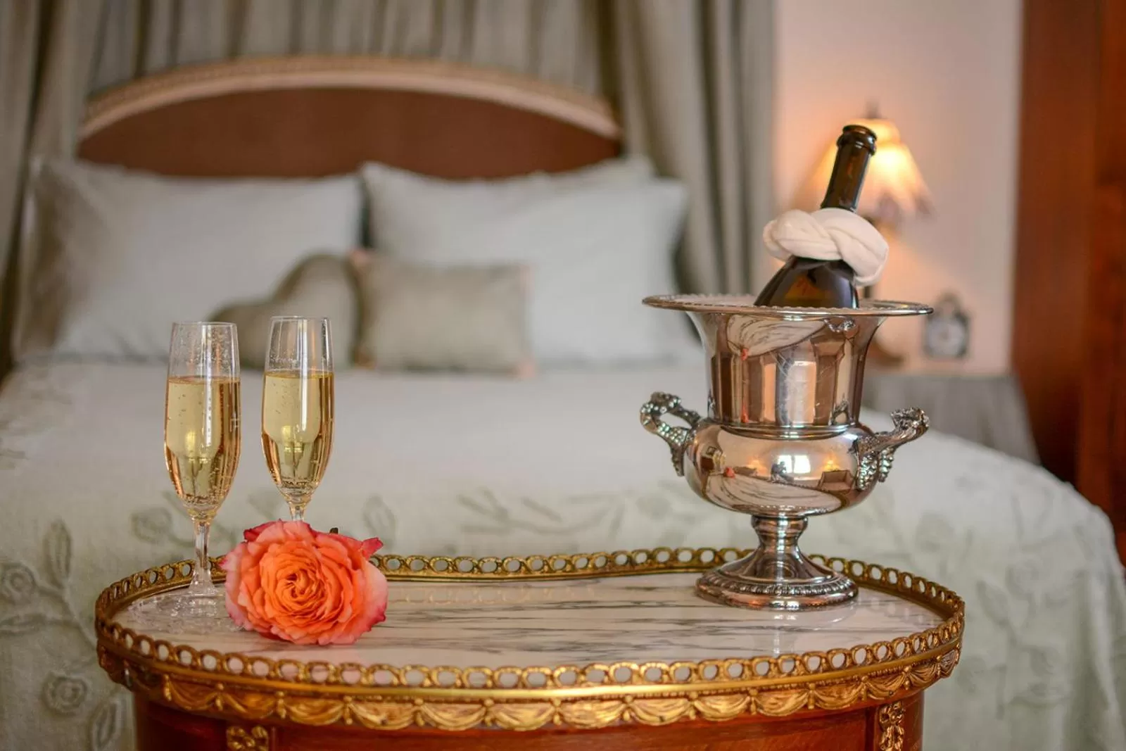 Bed in The Towers Bed & Breakfast