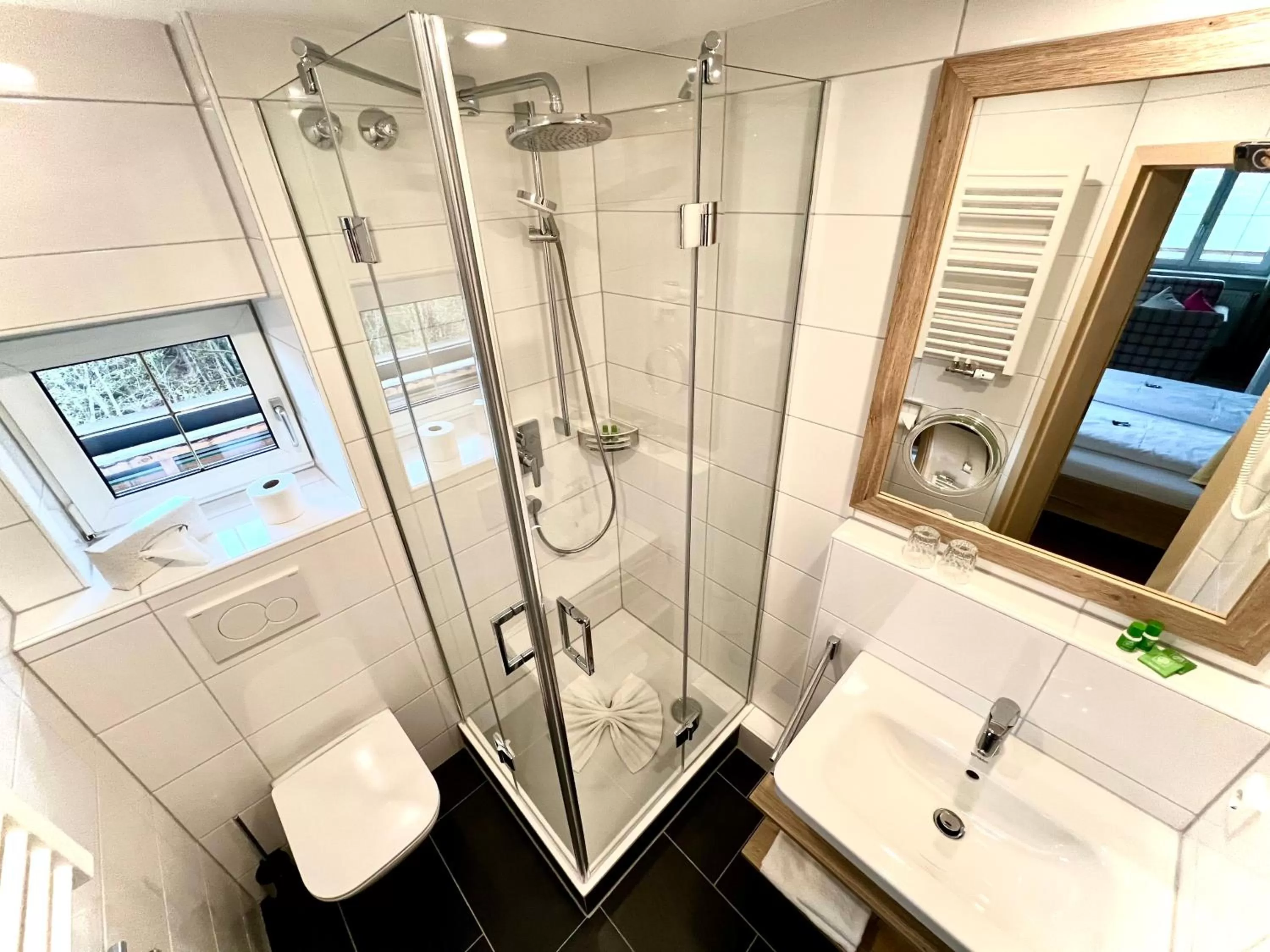 Bathroom in Naturhotel Café Waldesruhe