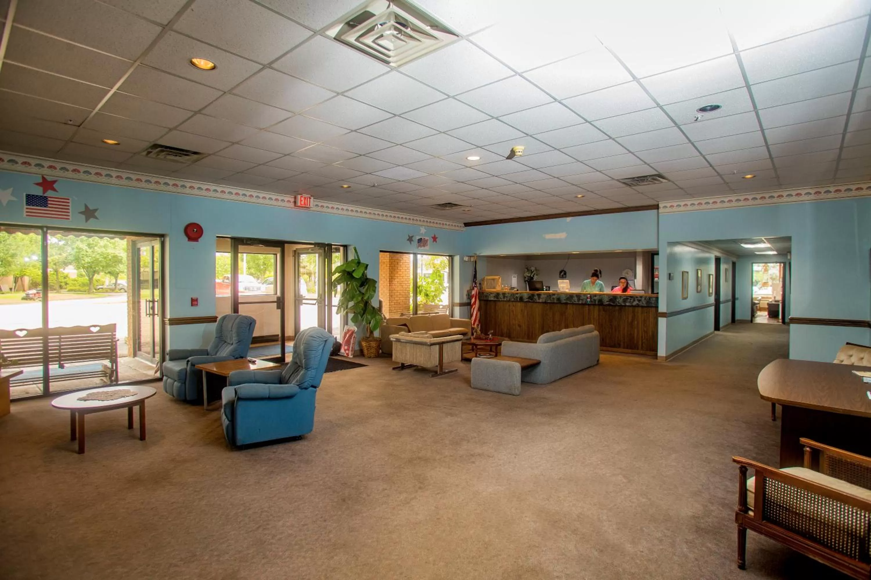 Lobby or reception in Lafayette Inn