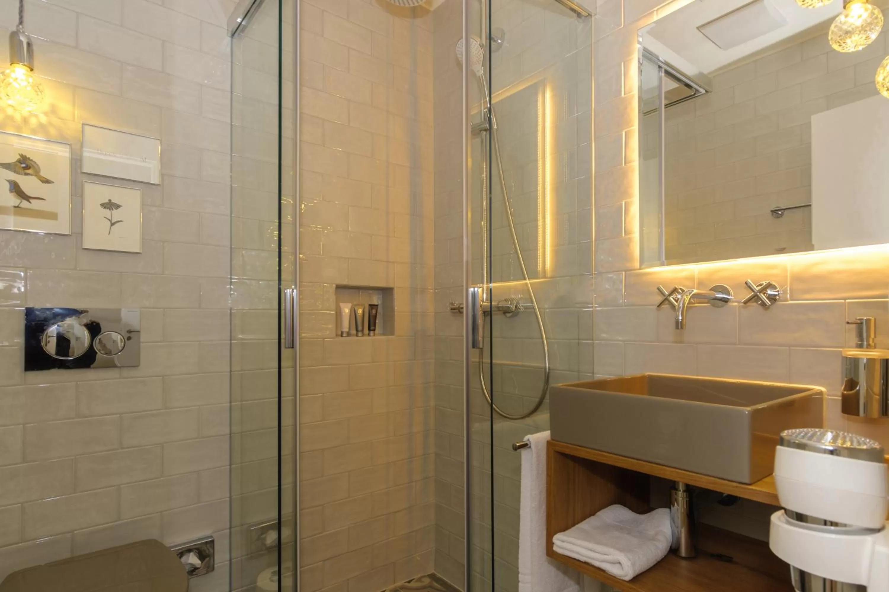 Shower in Hotel Edelweiss