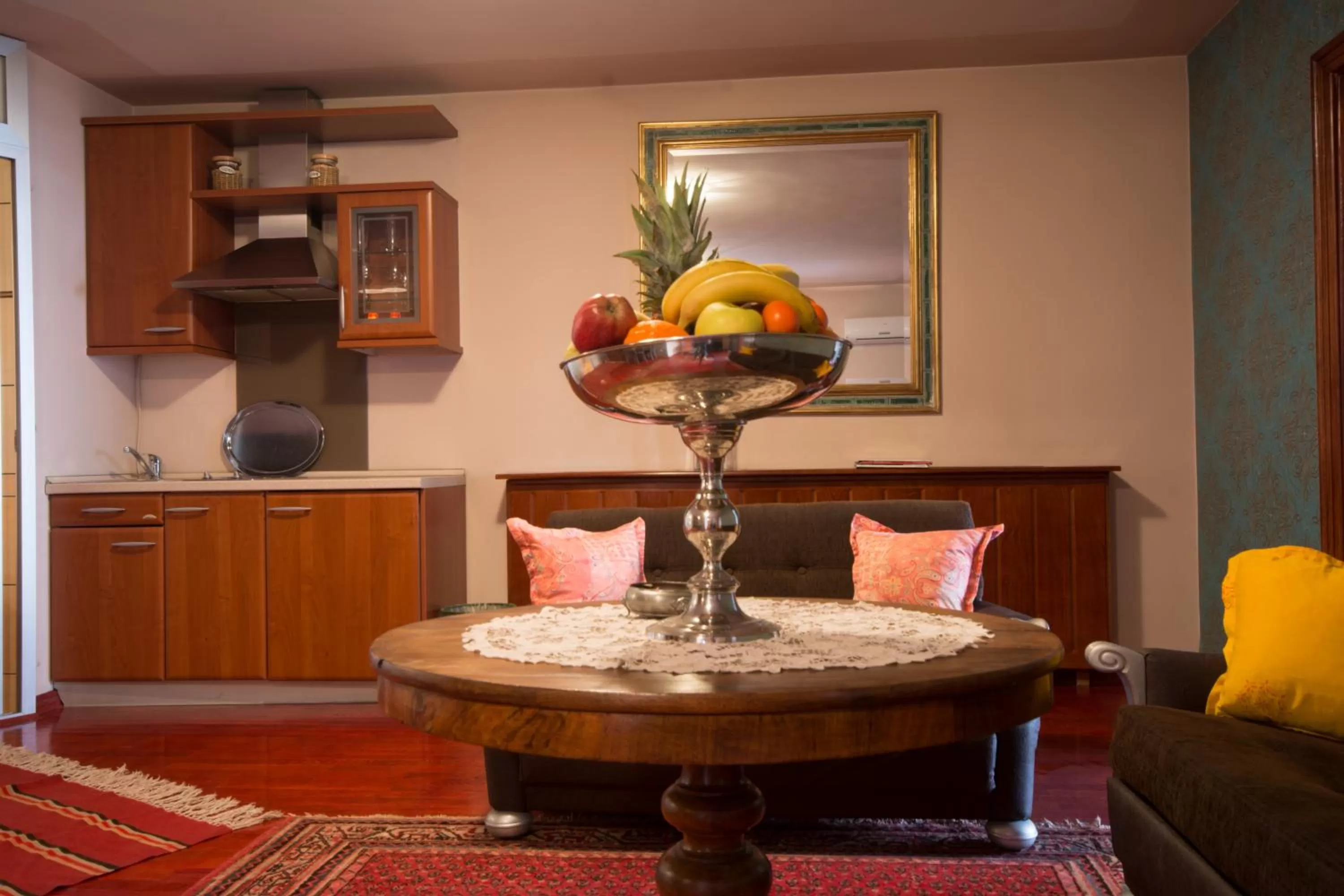 Kitchen or kitchenette in Hotel Michele