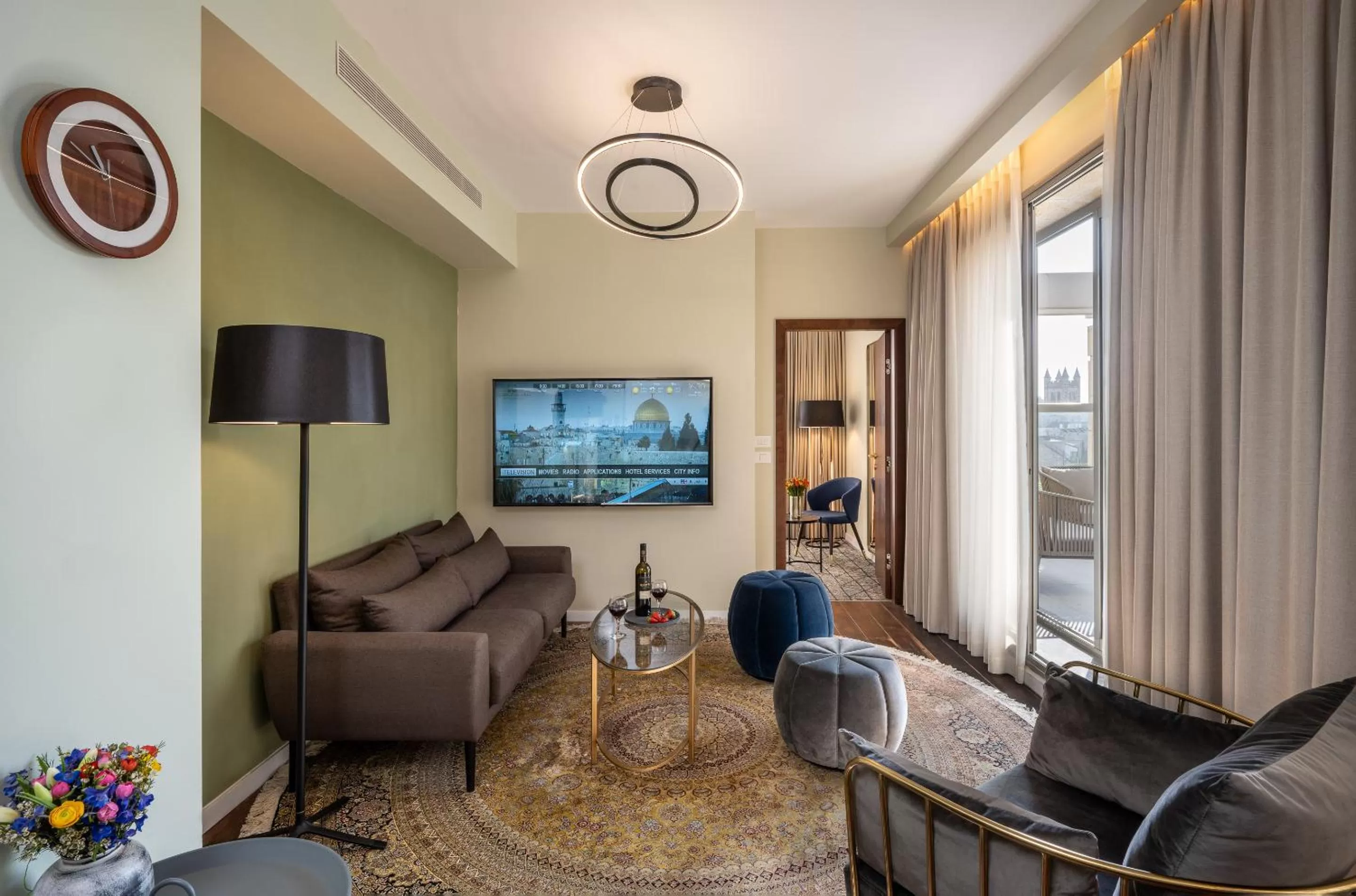 Living room in Olive Tree Hotel