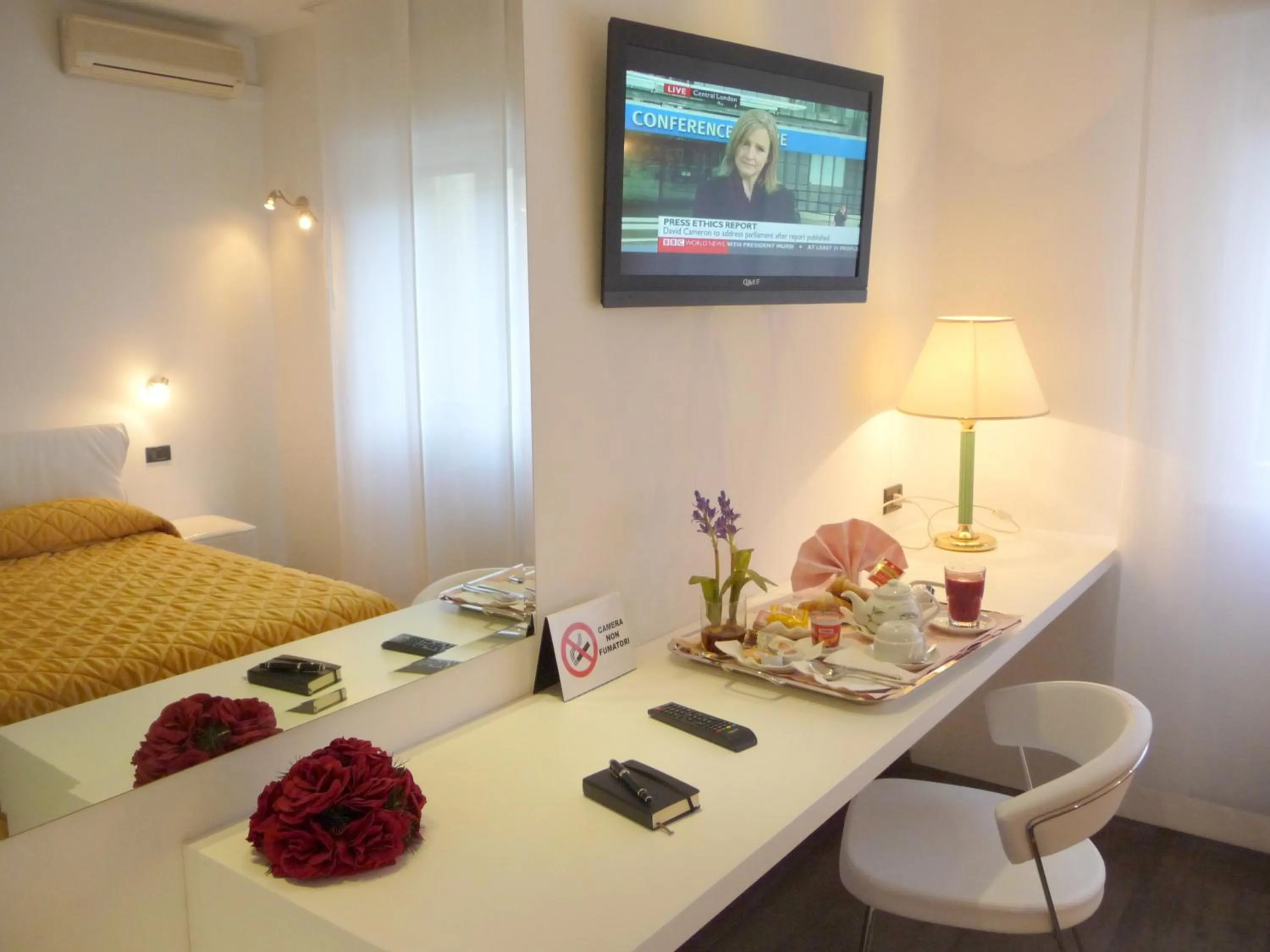 Decorative detail, Bed in Hotel Cristallo