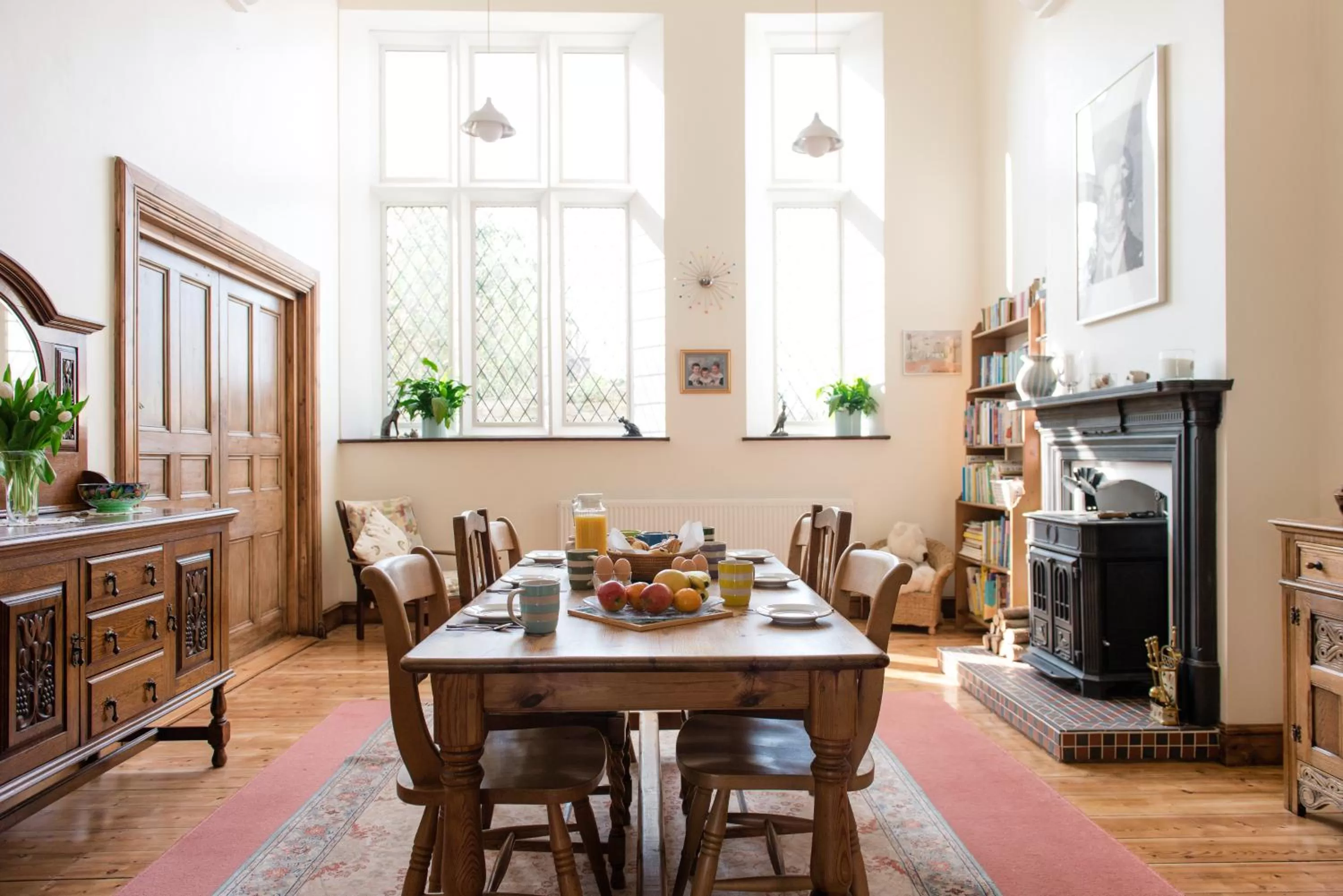 Dining area in The School House