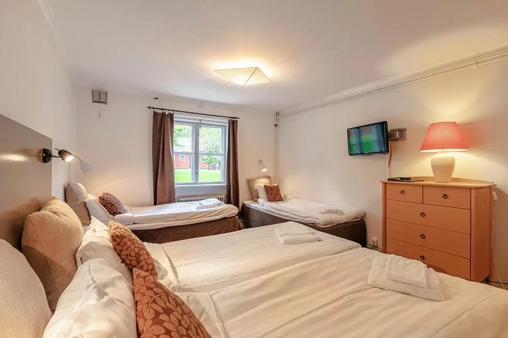 Bed in Gripsholms BnB