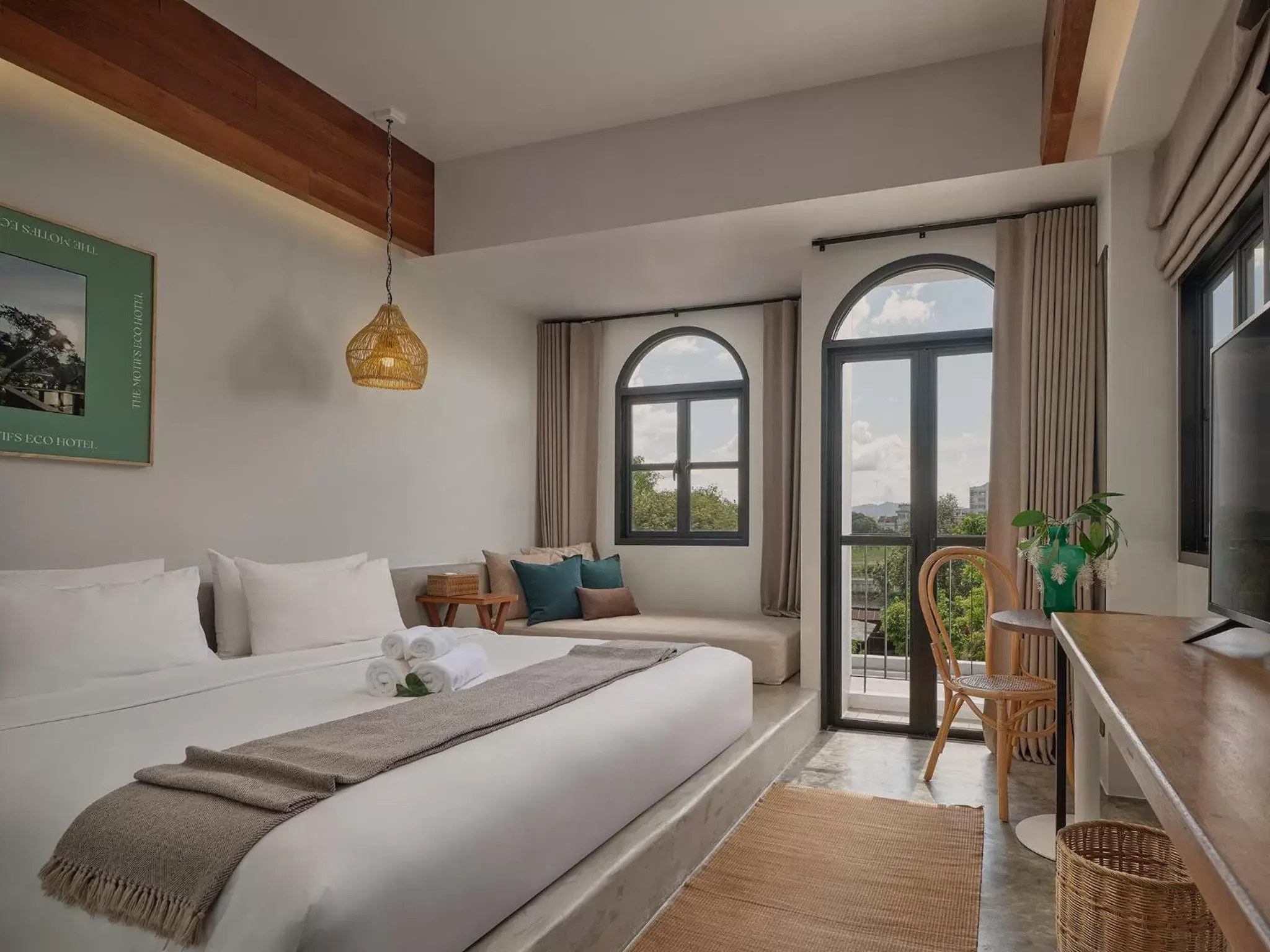 Double Room with Balcony in The Motifs Eco Hotel - SHA Extra Plus Double Room with Balcony in The Motifs Eco Hotel - SHA Extra Plus