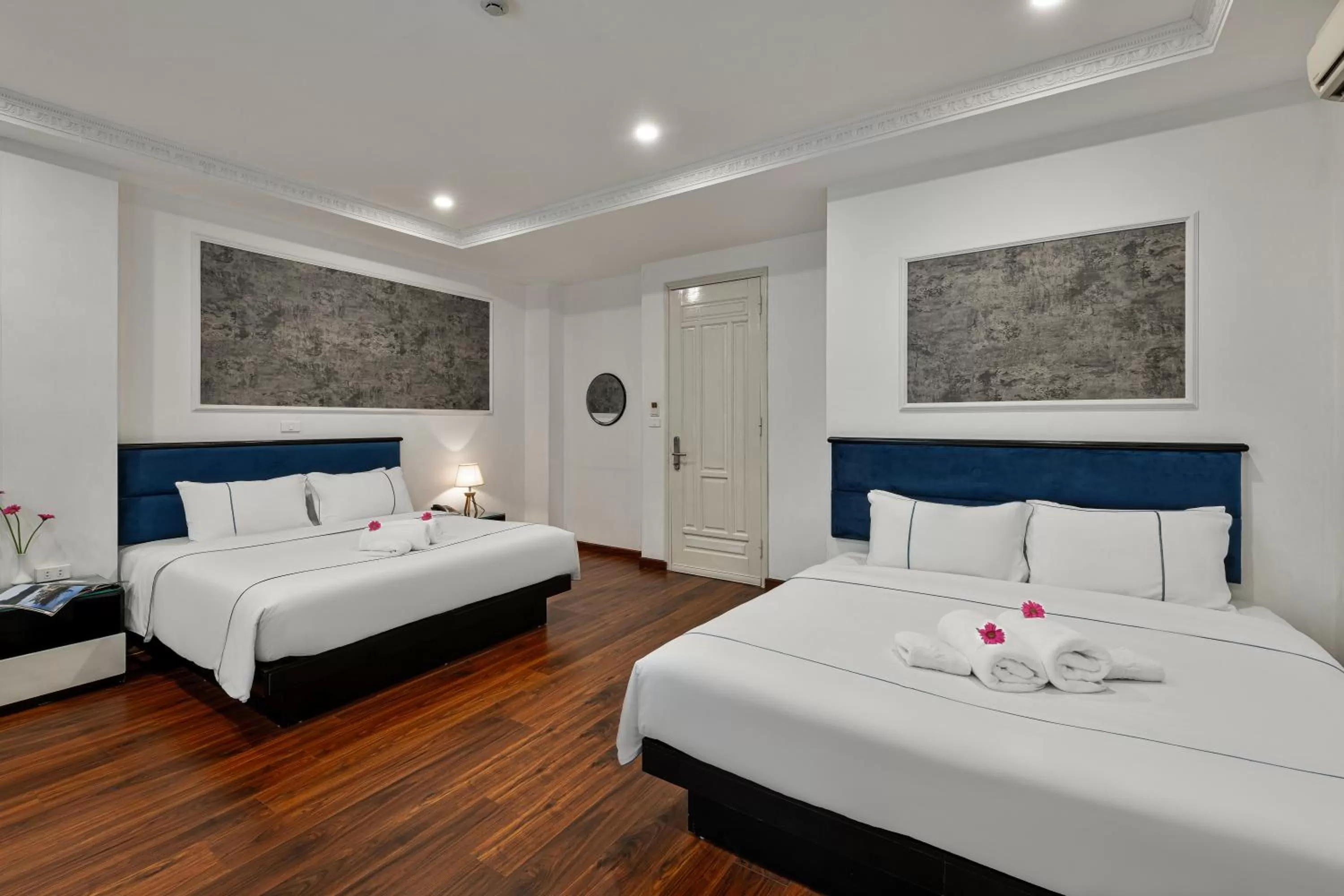 Bed in Golden Sun Hotel