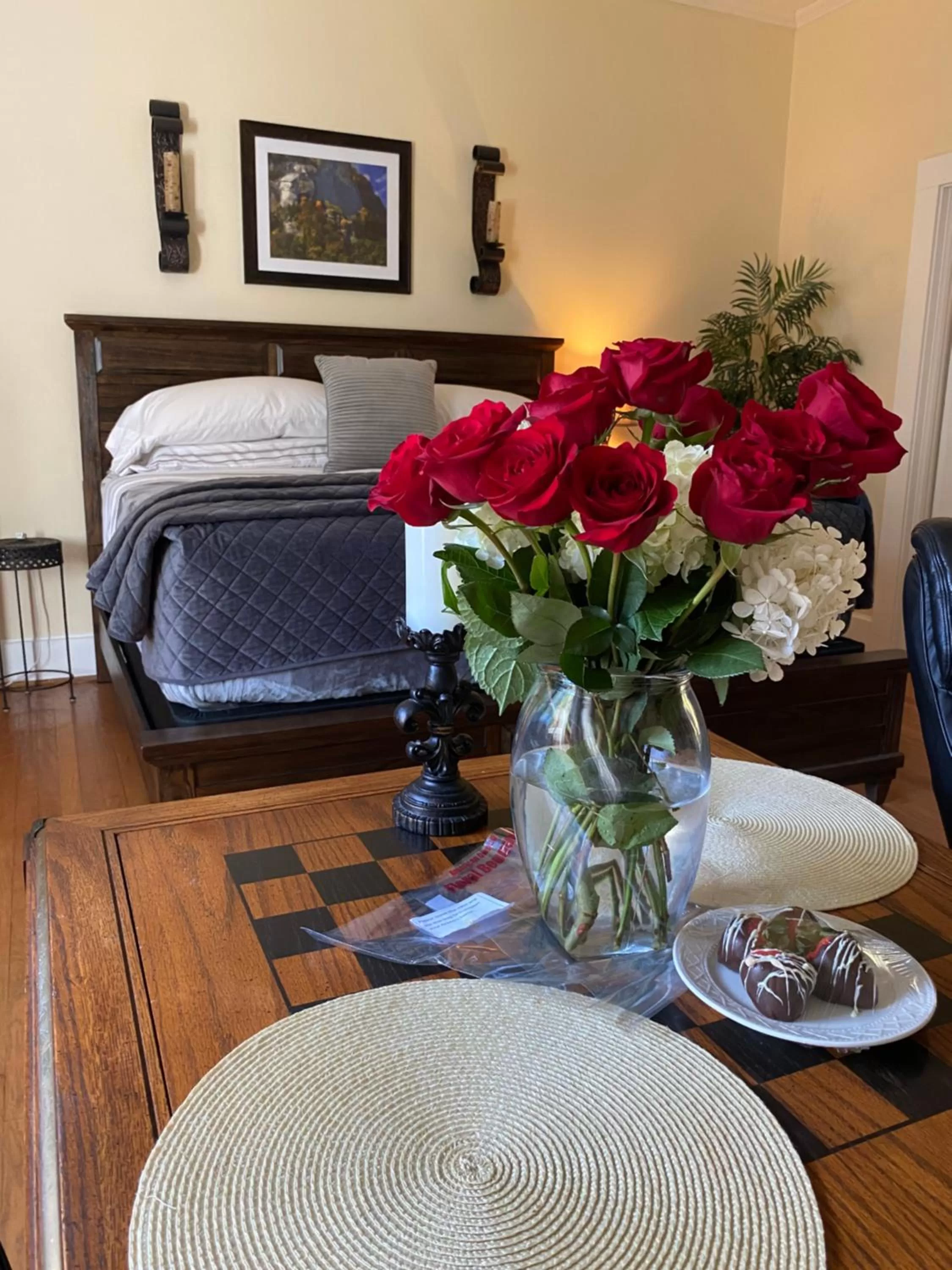 Decorative detail, Bed in Grafton Lodge