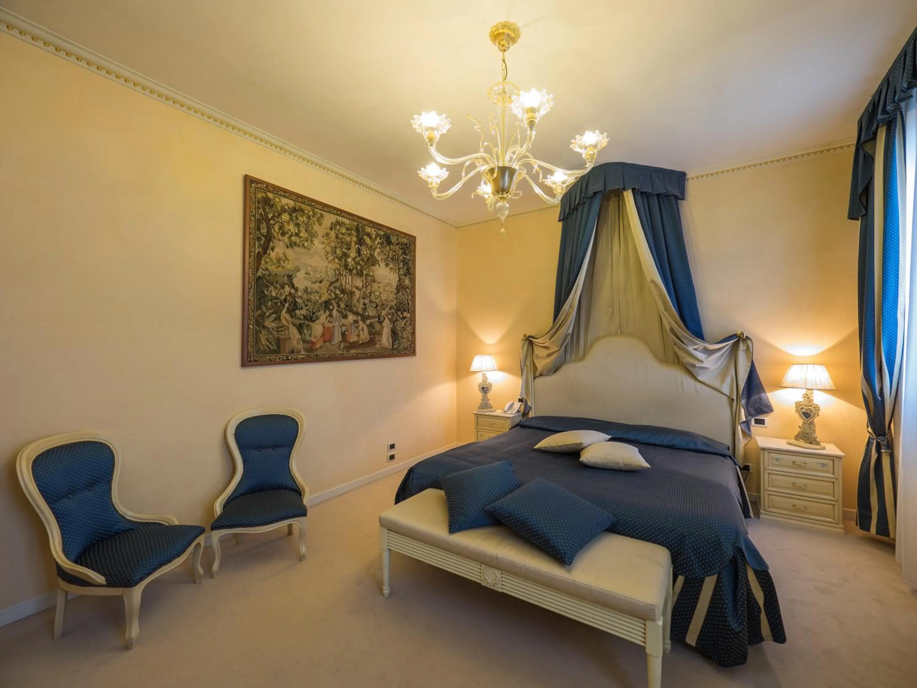 Bed in Hotel Villa Braida