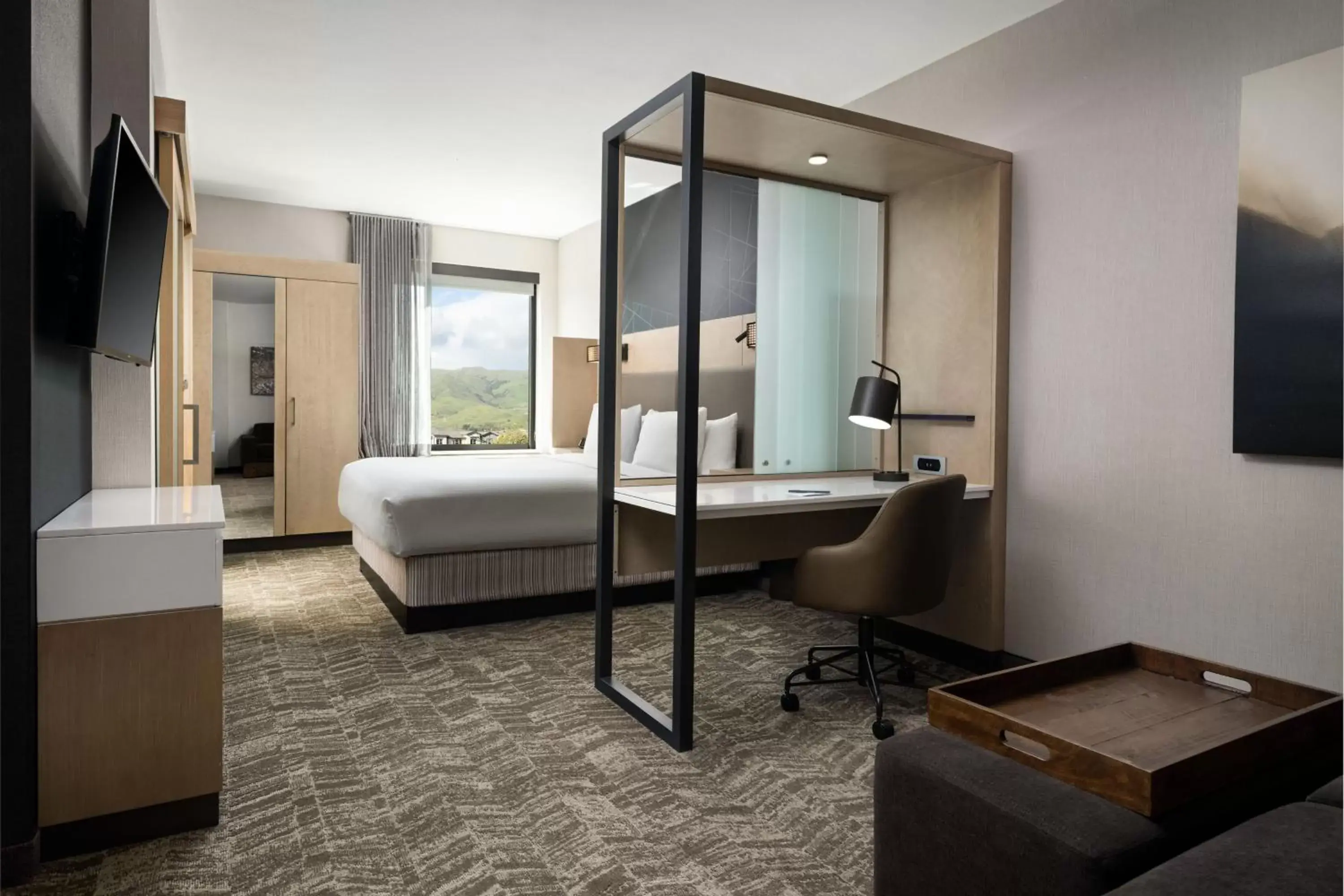 King Suite with Trundle Bed in SpringHill Suites by Marriott Milpitas Silicon Valley King Suite with Trundle Bed in SpringHill Suites by Marriott Milpitas Silicon Valley