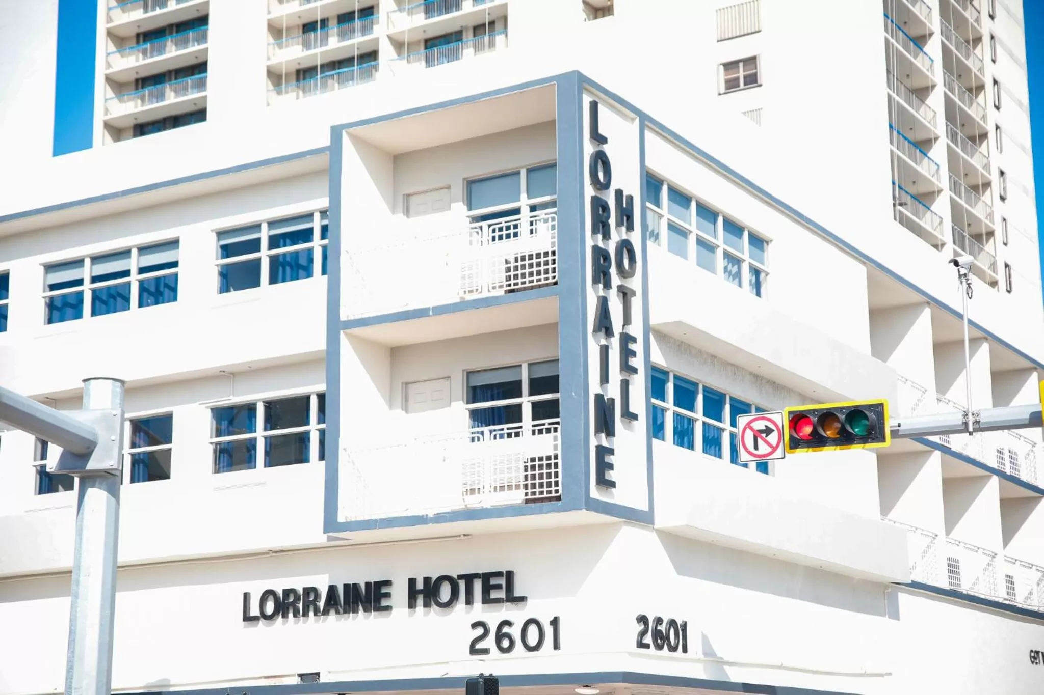 Facade/entrance in Lorraine Hotel