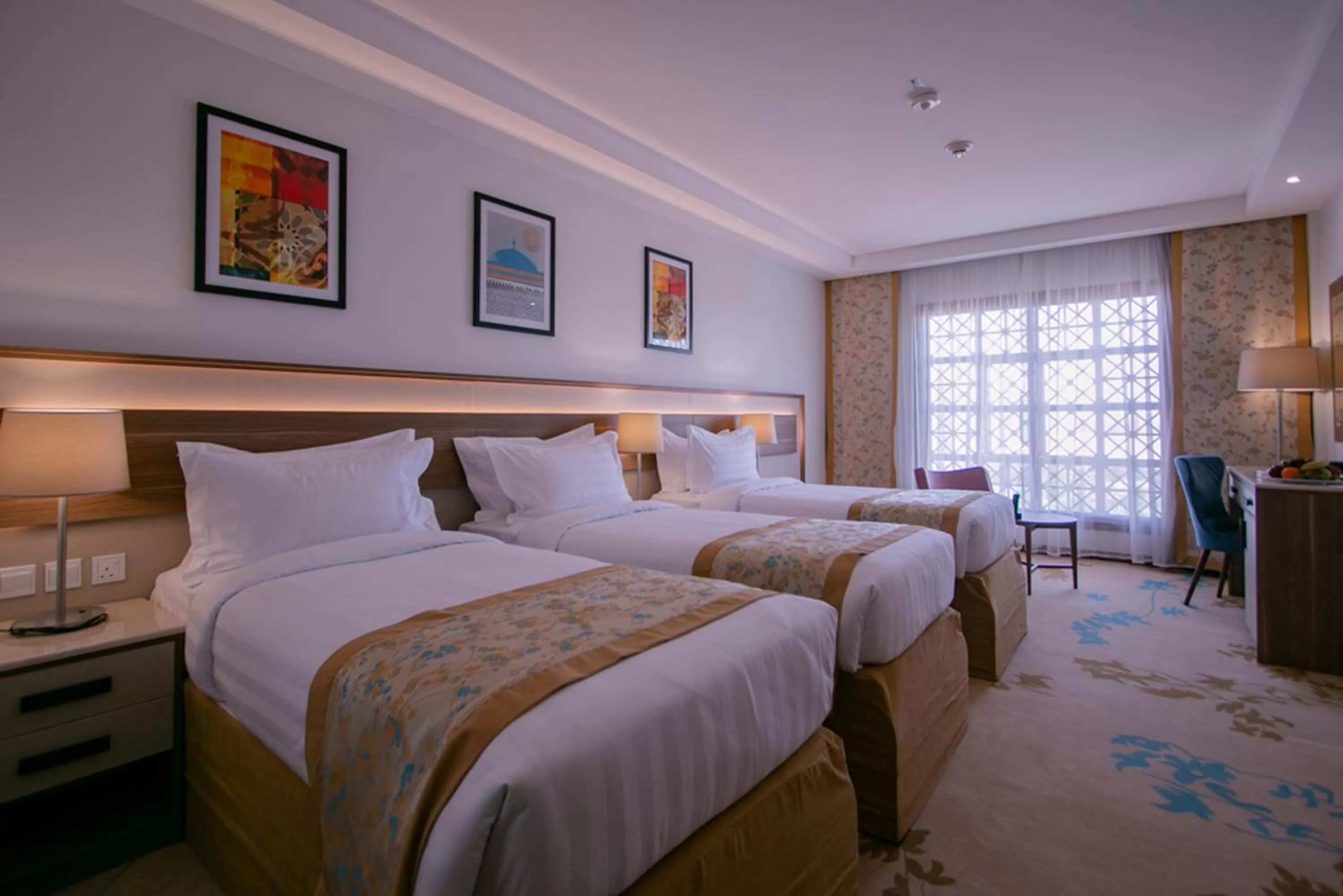 Bed in Le Bosphorus Hotel - Waqf Safi