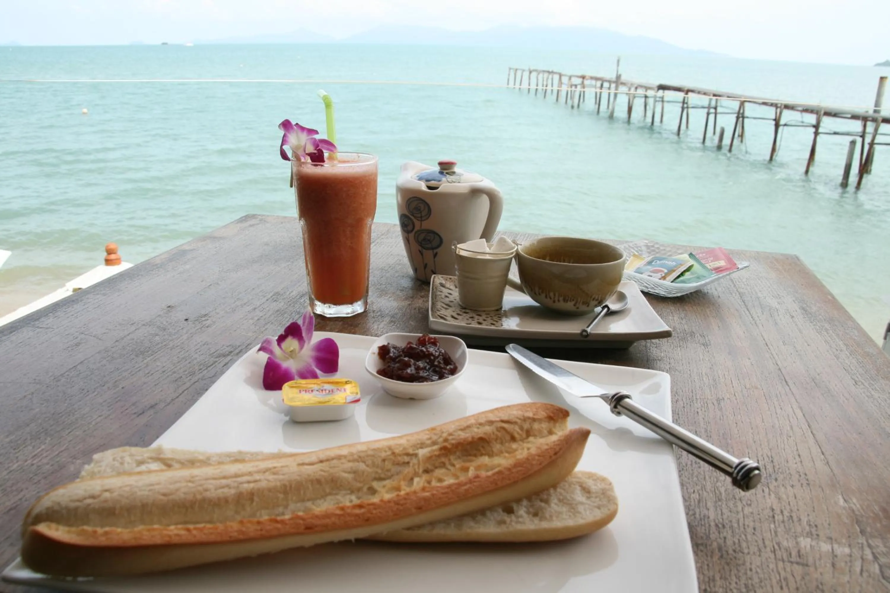 Breakfast in Enjoy Beach