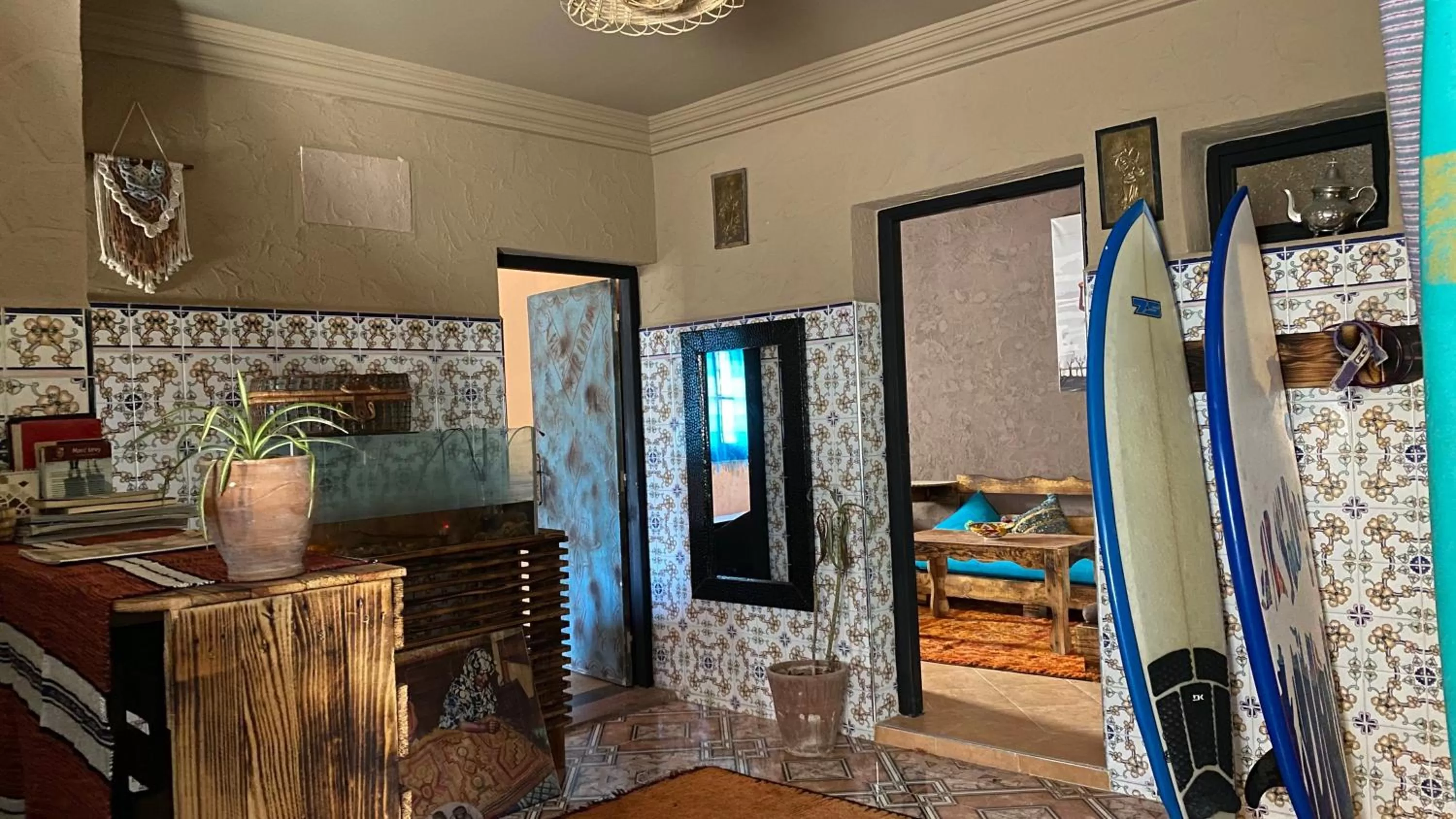 Lobby or reception in Anza surfhouse