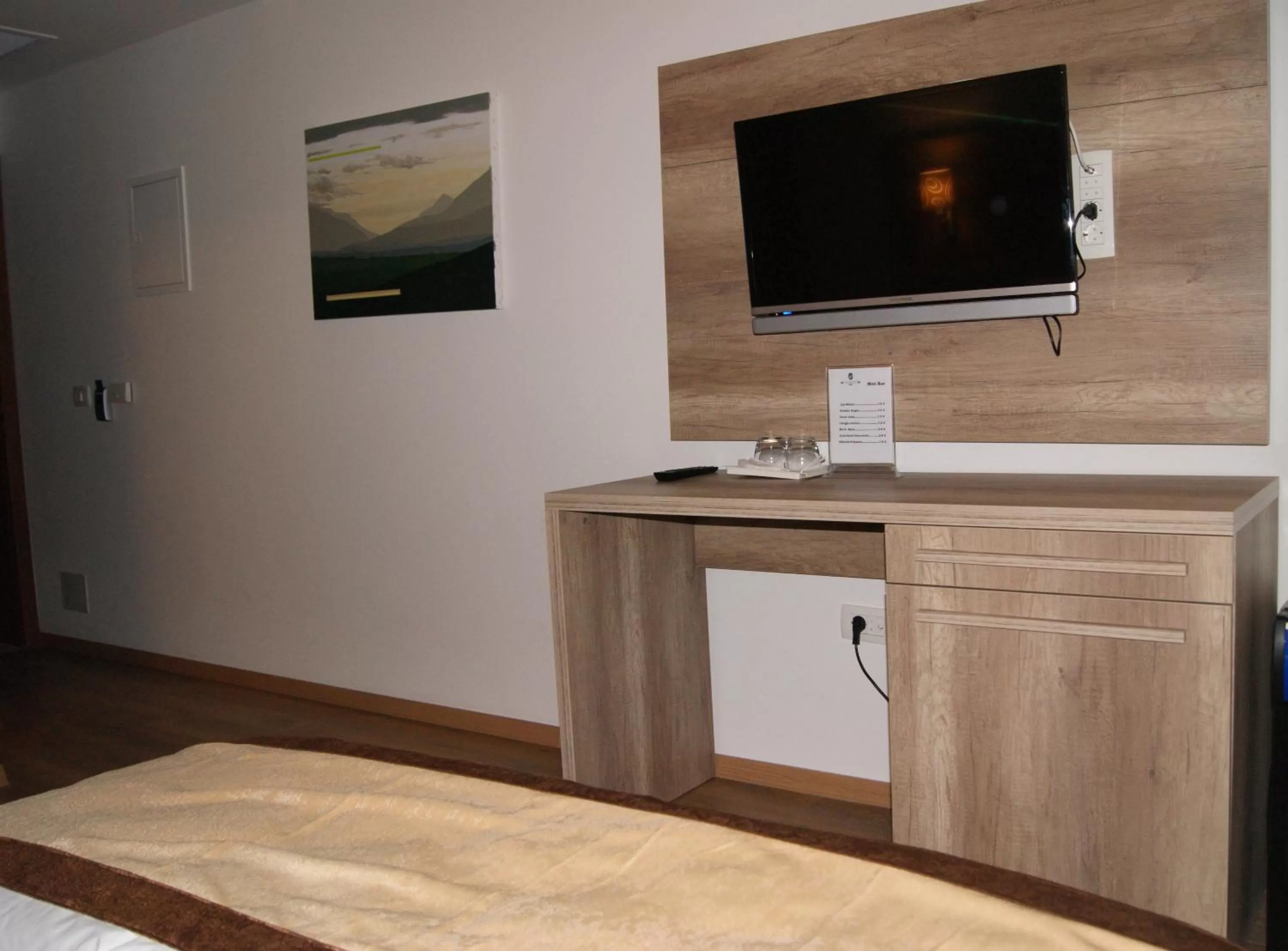 Decorative detail, TV/Entertainment Center in Hotel Prizreni