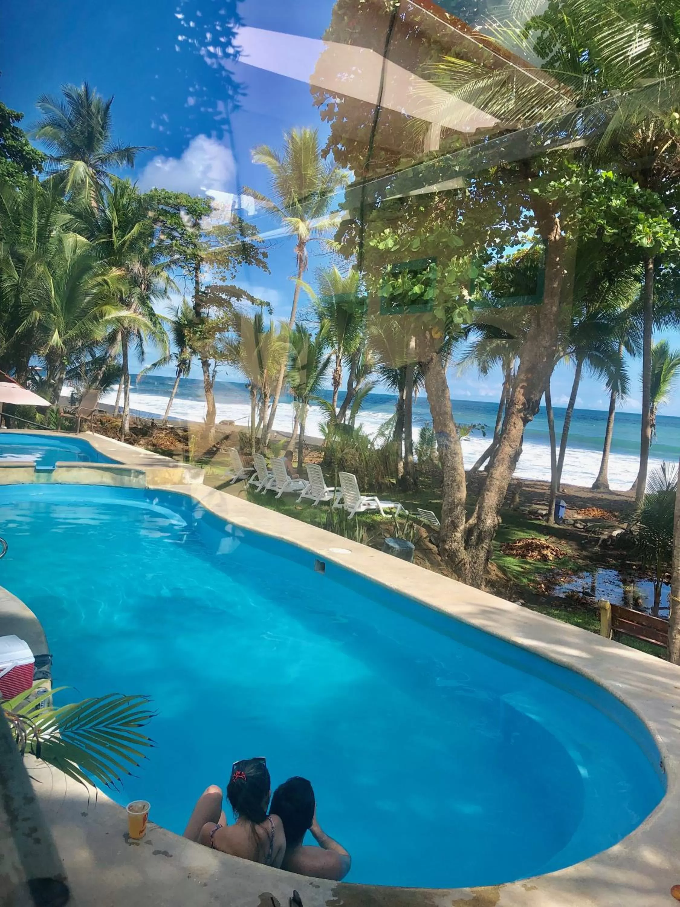 Pool view in Hotel Beachfront Vista Hermosa