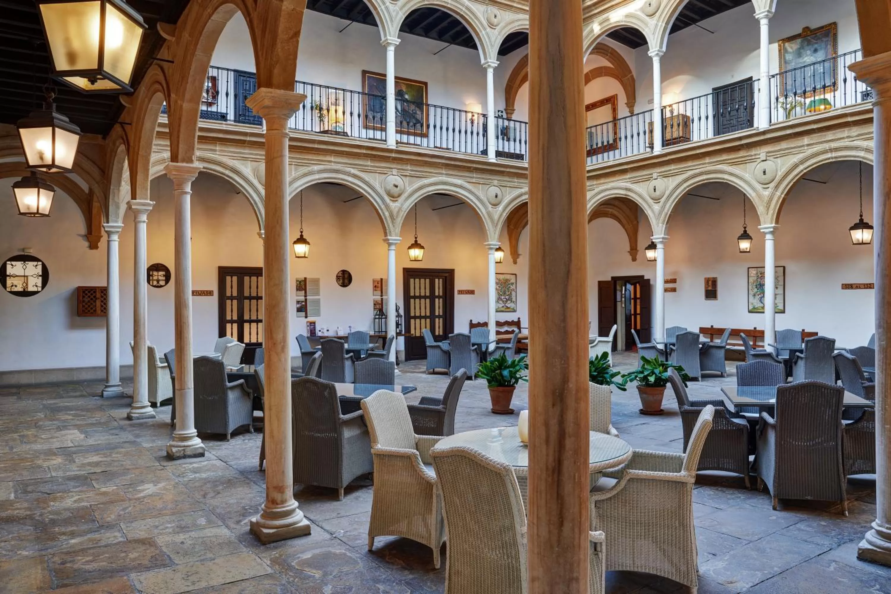 On site in Parador de Ubeda