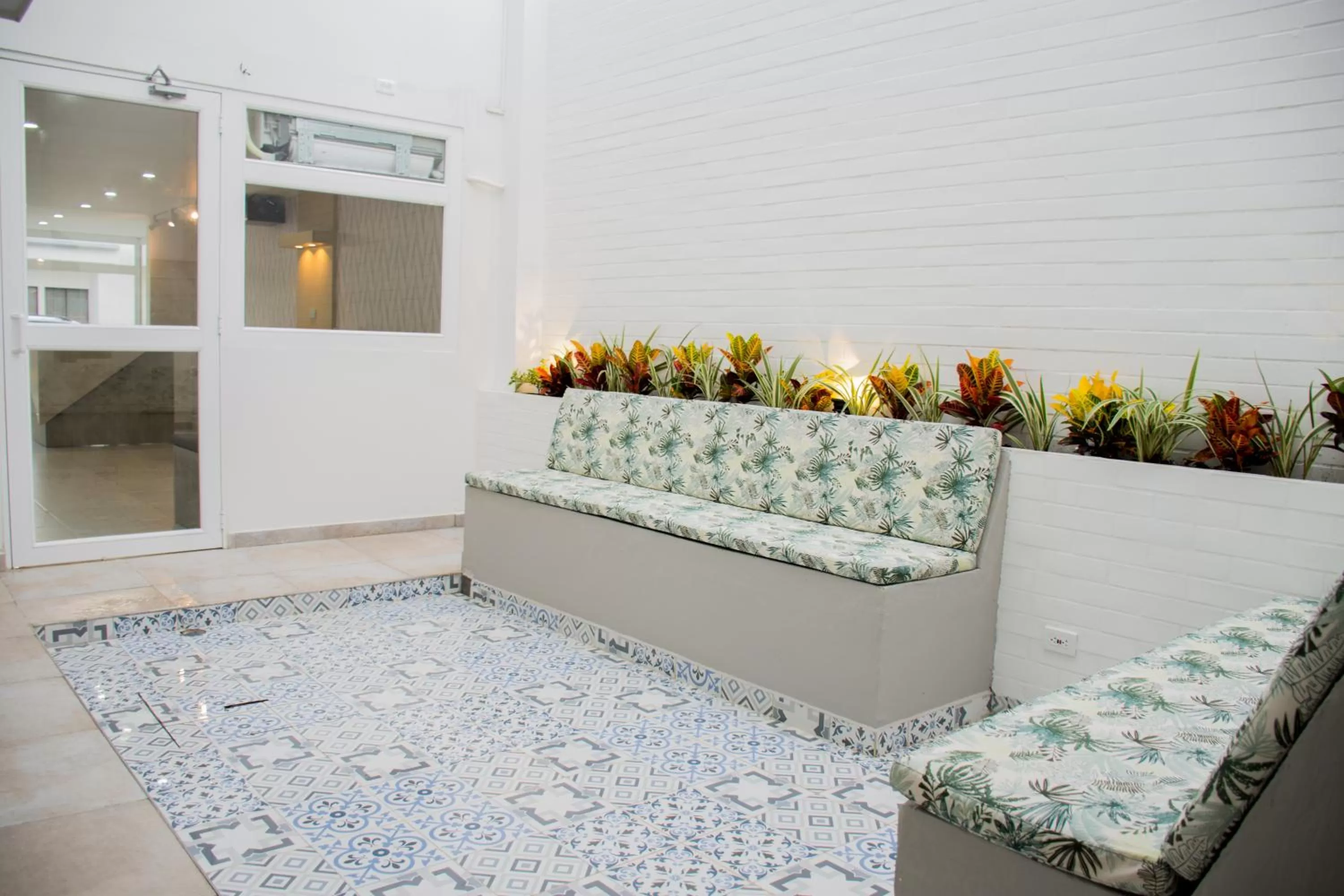 Patio in Stanza Hotel Monteria