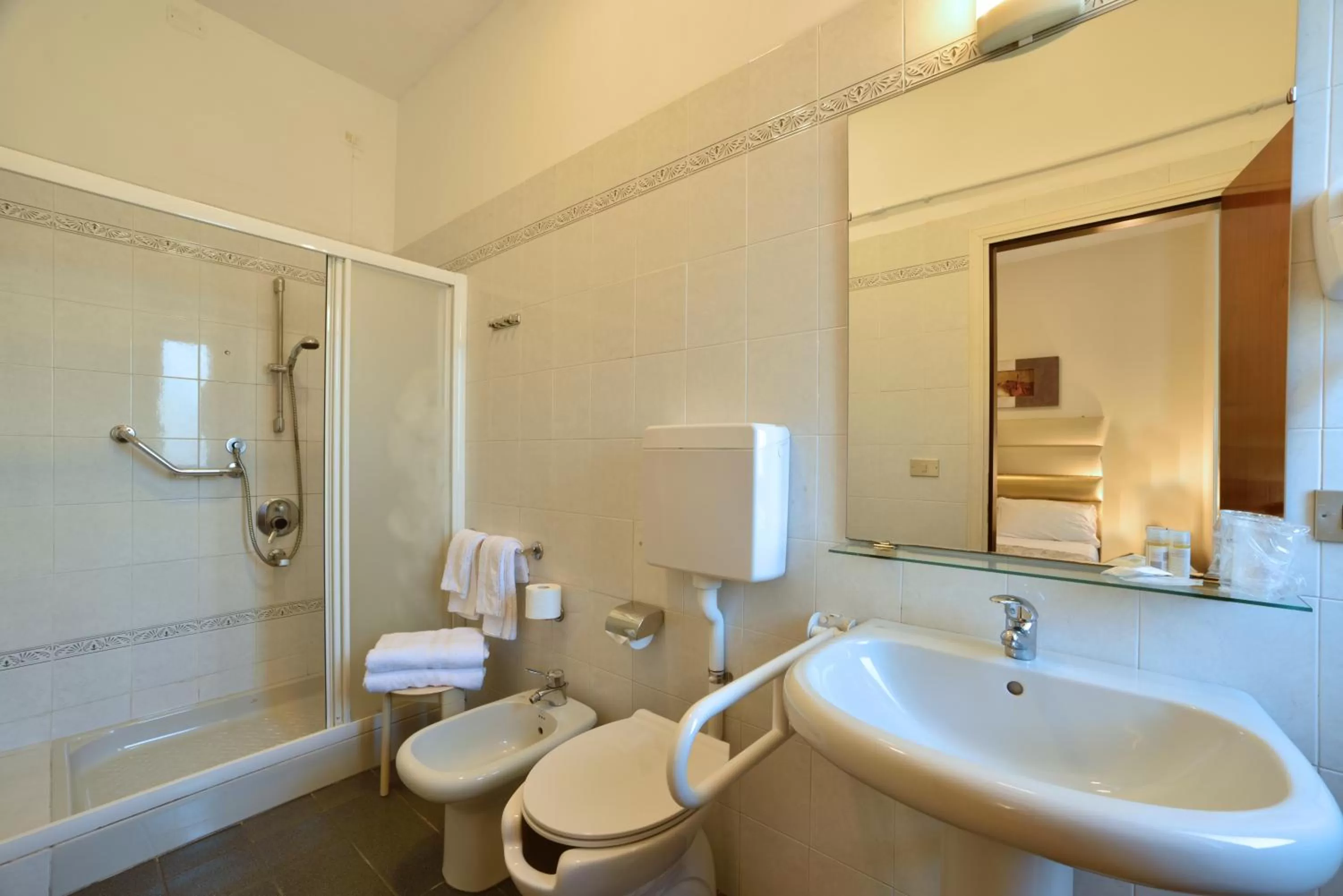 Bathroom in Hotel Diano Marina Mhotelsgroup