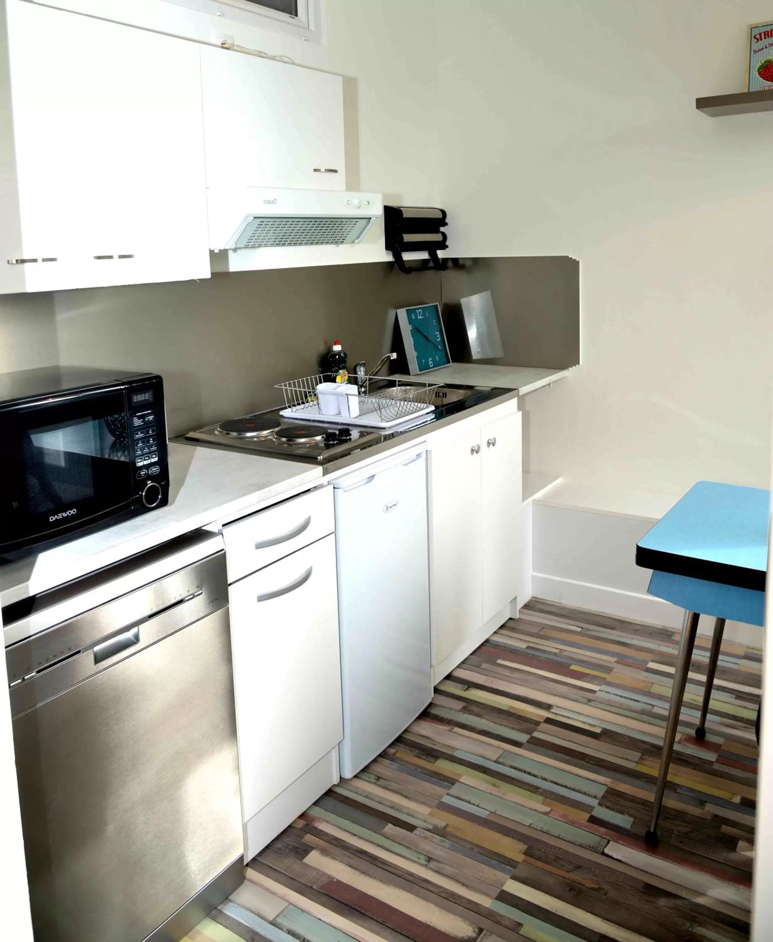 Kitchen/Kitchenette in Apparthotel Douai Gare