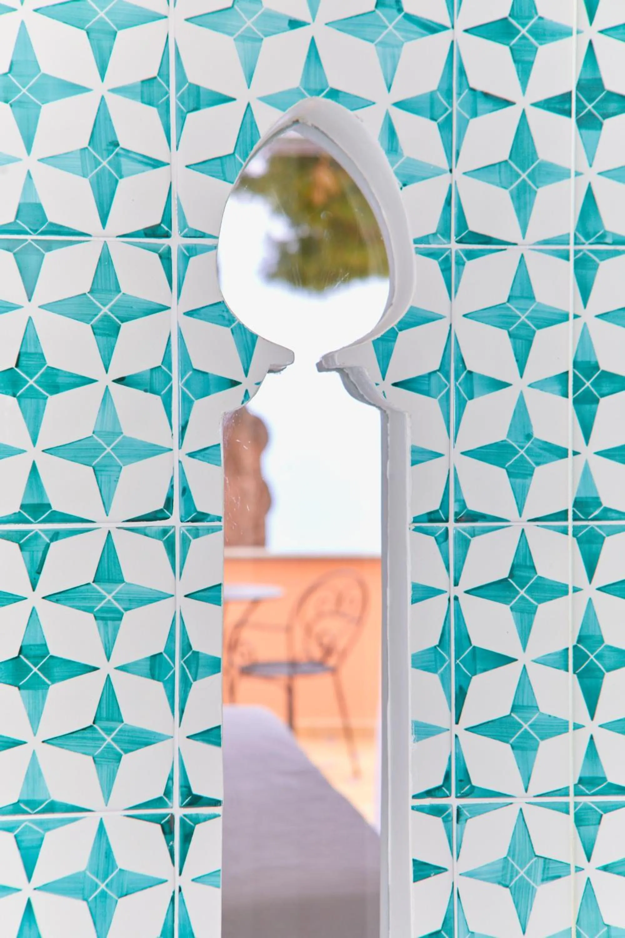 Decorative detail in Hotel Conca d'Oro