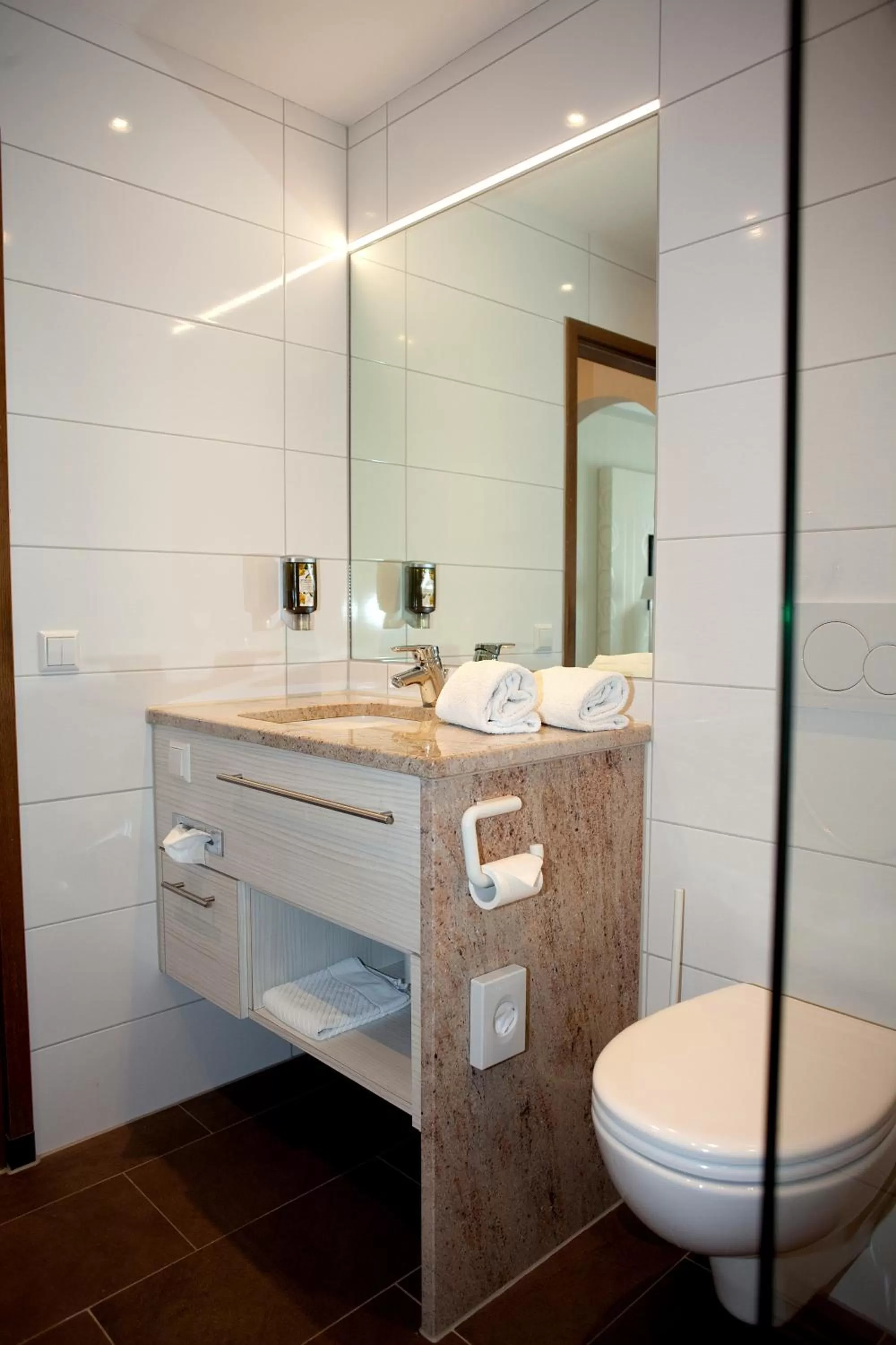 Bathroom in Hotel-Restaurant Arneggers Adler