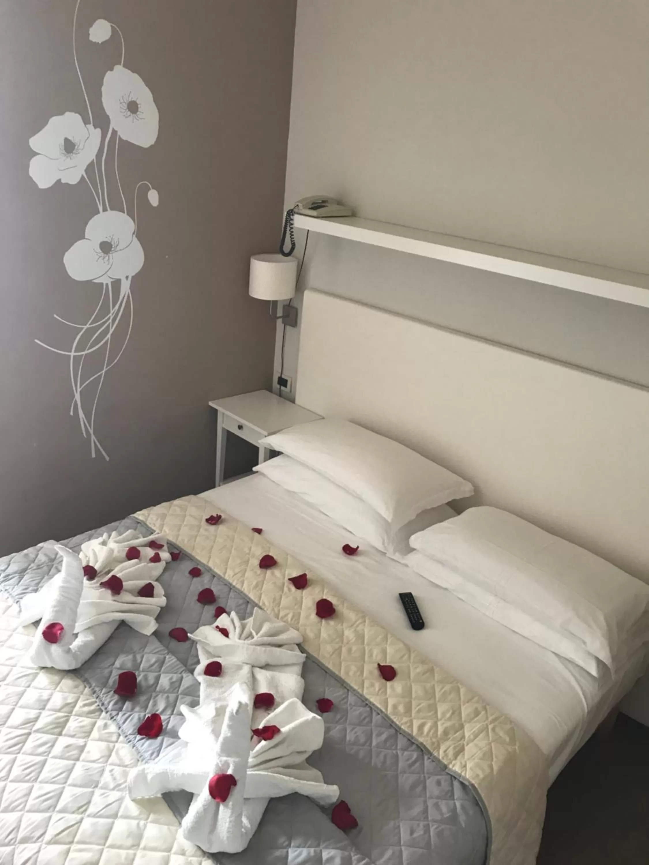 Bed in Hotel Losanna