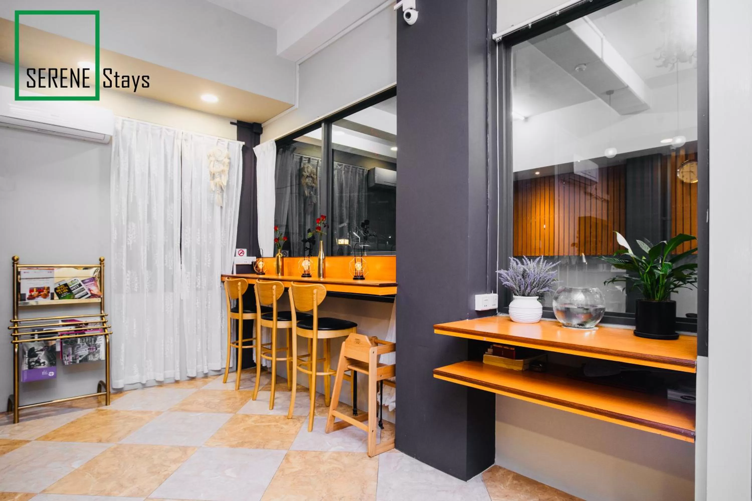 Off site in SERENE Stays Hotel