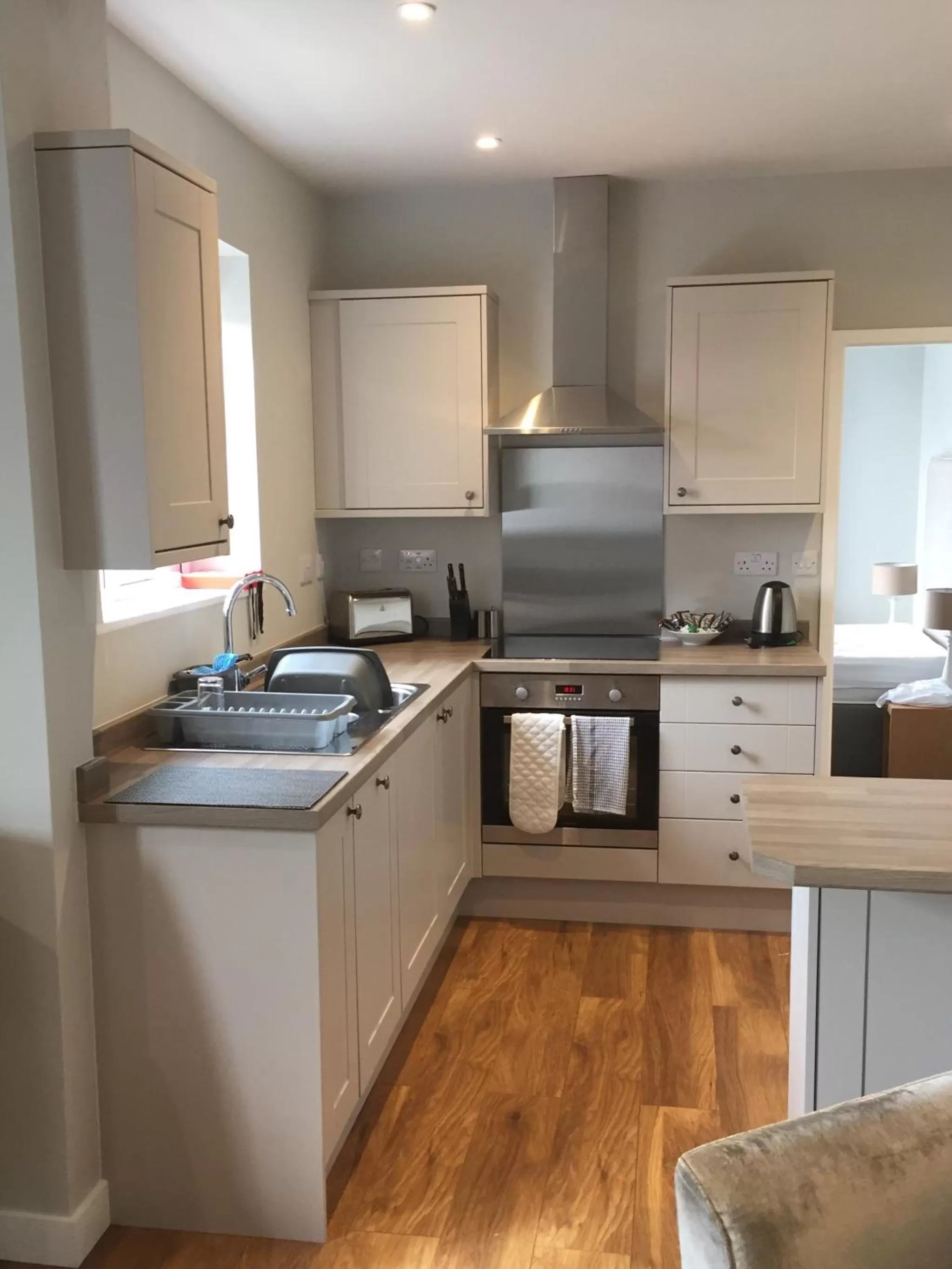 Kitchen or kitchenette in Castle Hotel & Apartments