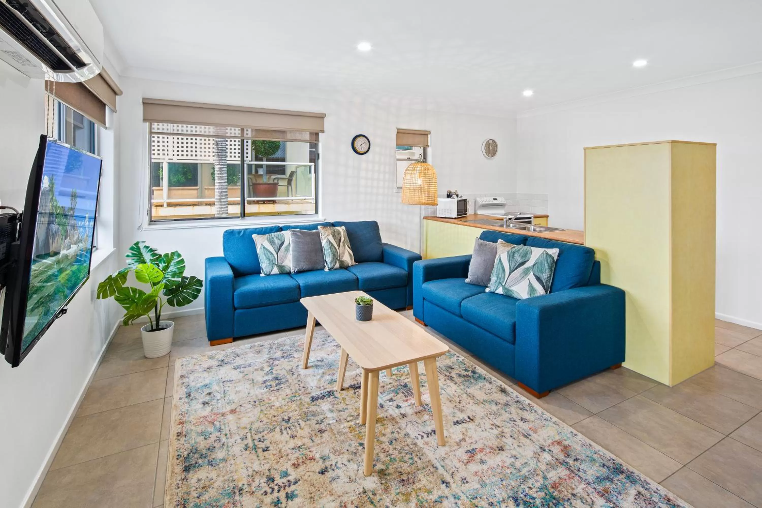 Living room in The Observatory Self Contained Apartments