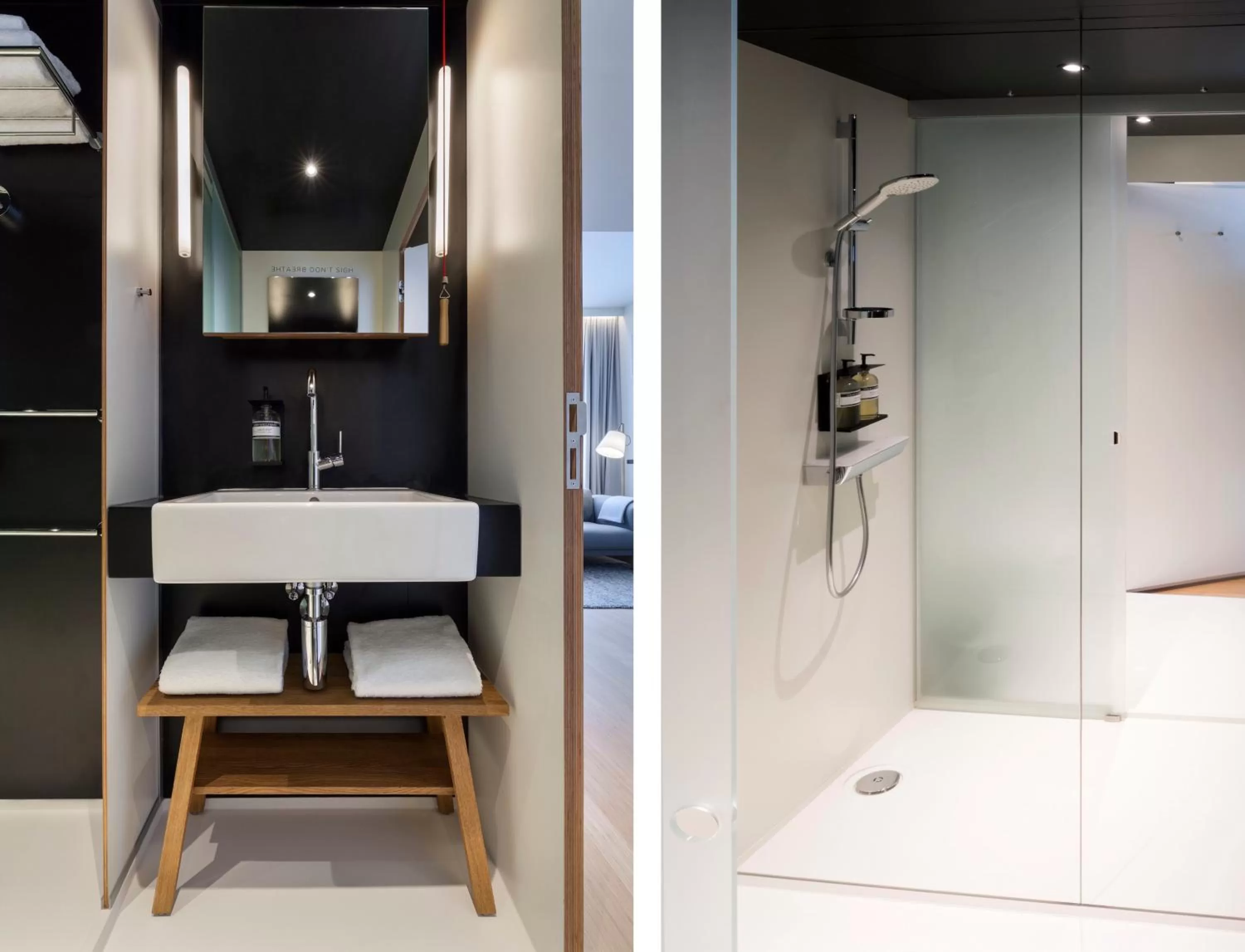 Shower in Zoku Amsterdam