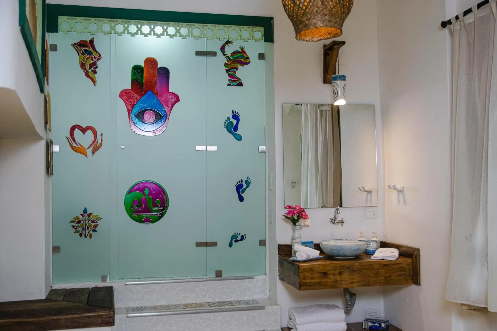 Bathroom in El Despertar Hotel