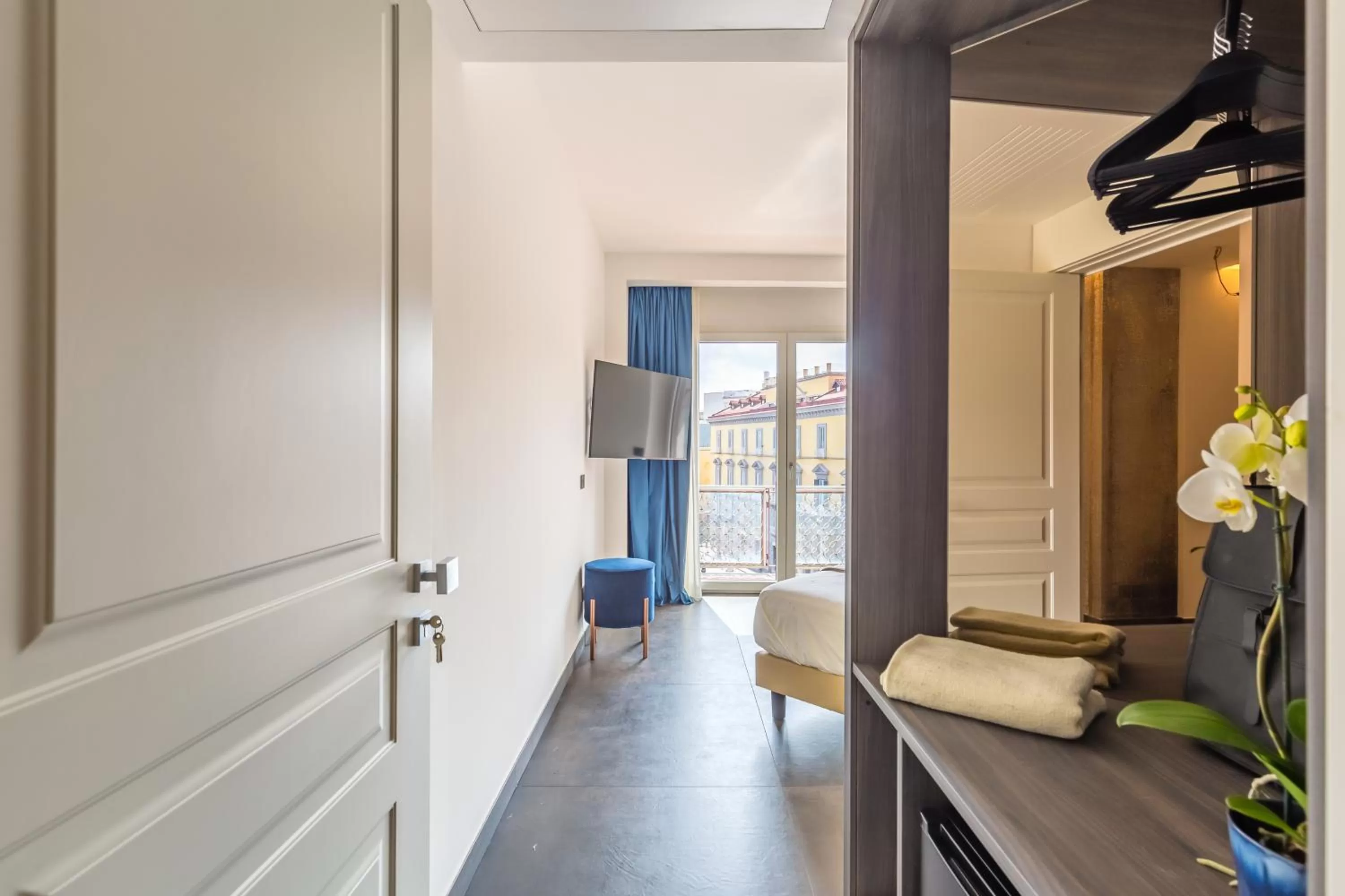 Bed in Dei Martiri Suite