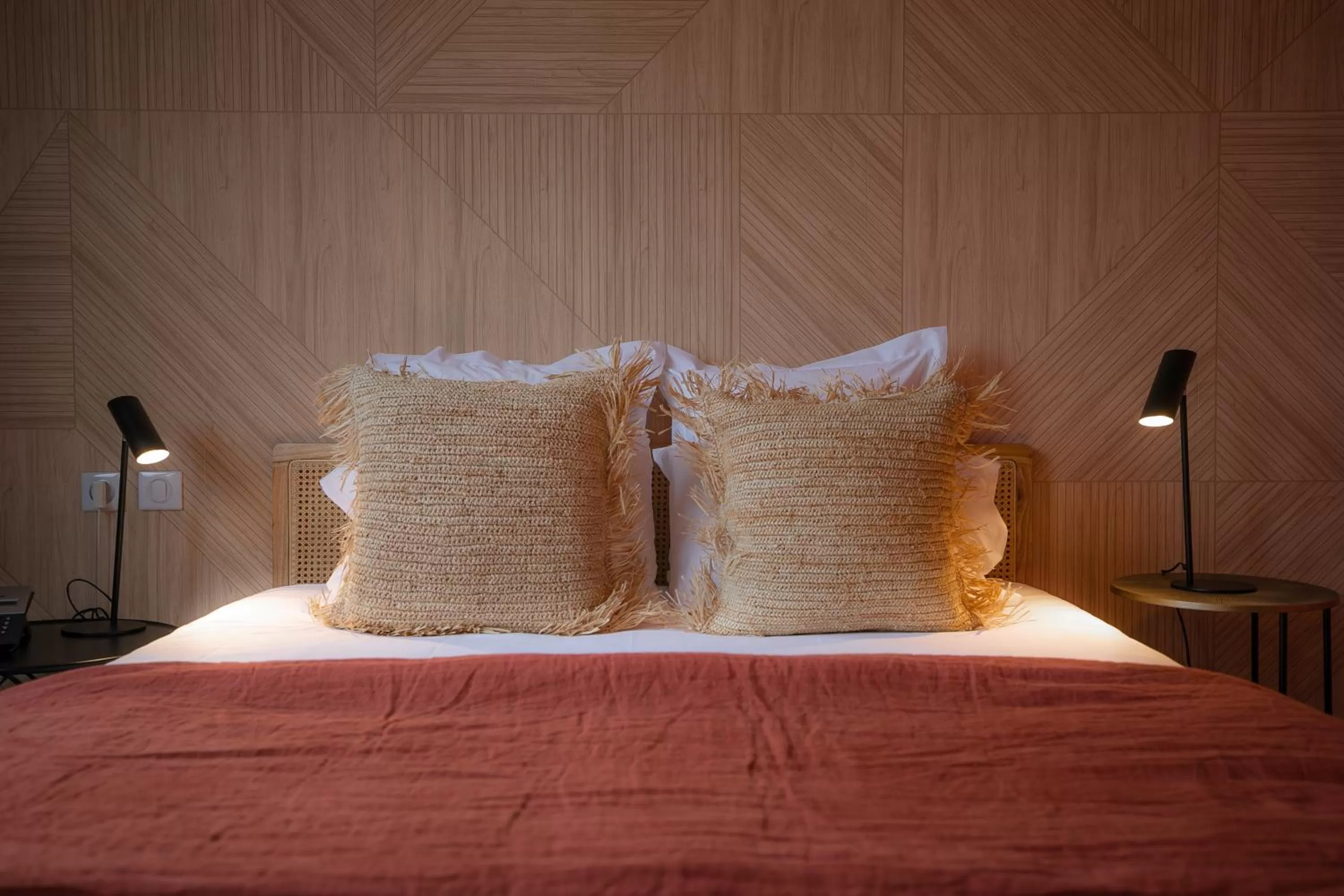 Bed in Hôtel Restaurant Vaillant Colmar Nord