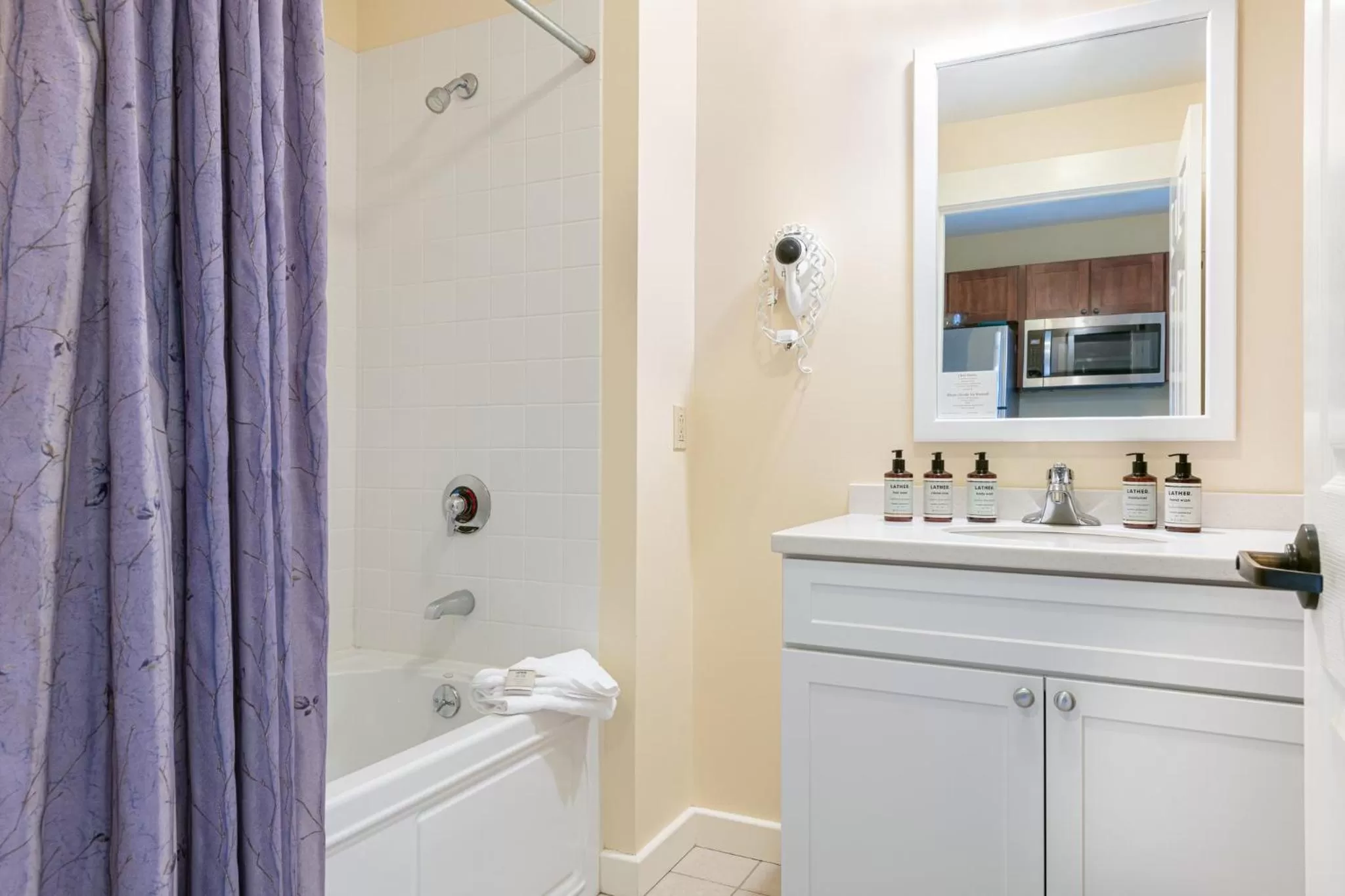 Bathroom in Jackson Gore Village on Okemo Mountain