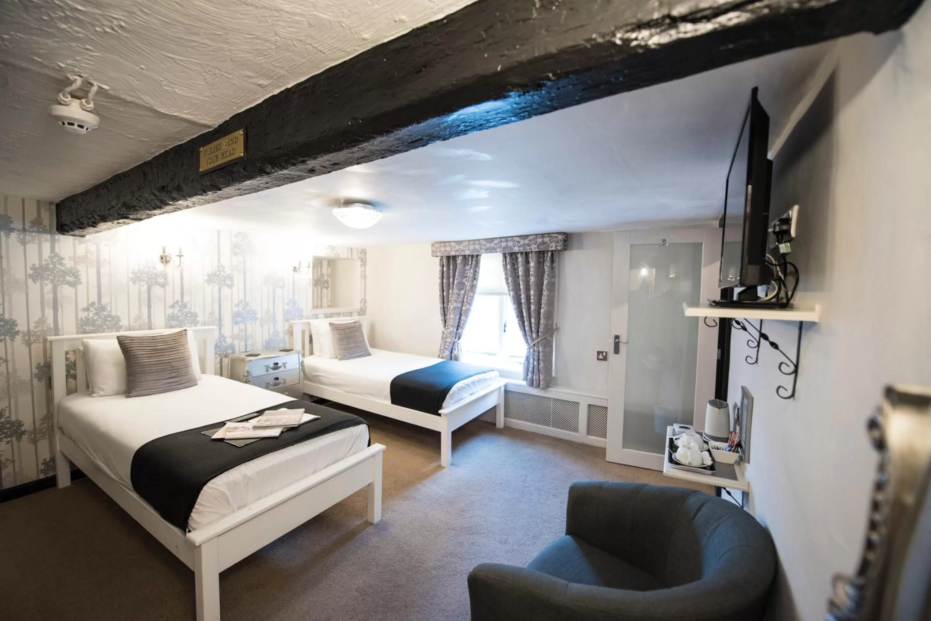 Bedroom, Bed in The Pied Bull