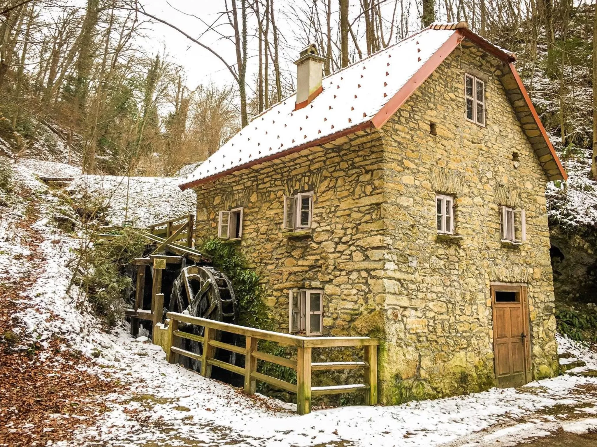 Property building, Winter in Adventure Farm