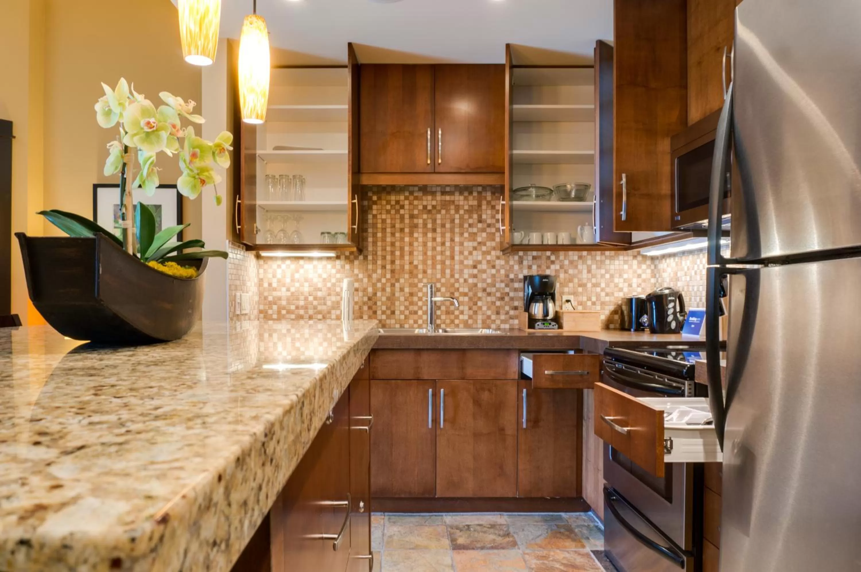 Bed in Silver Creek Lodge