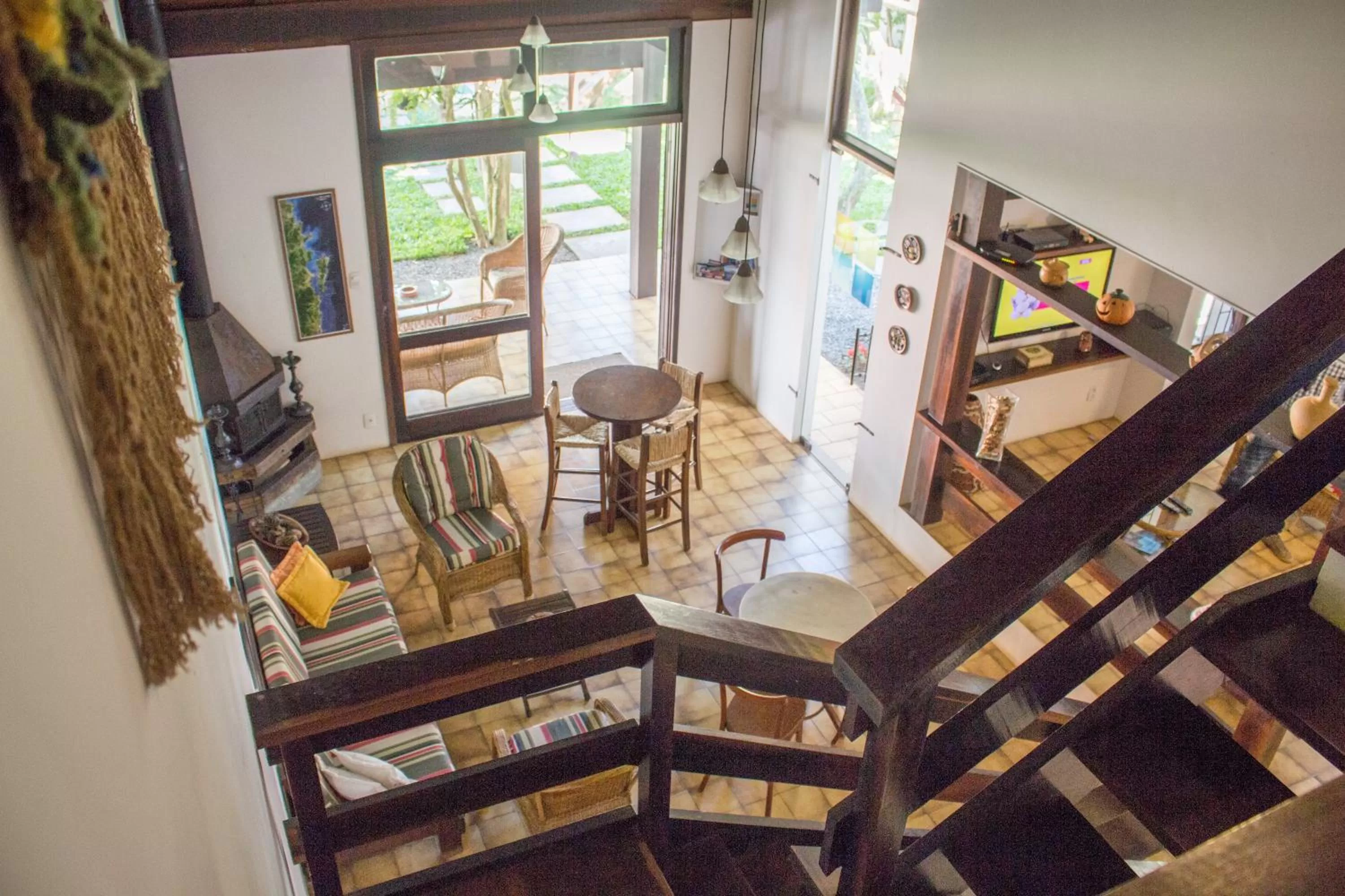 Seating Area in Beach House Floripa