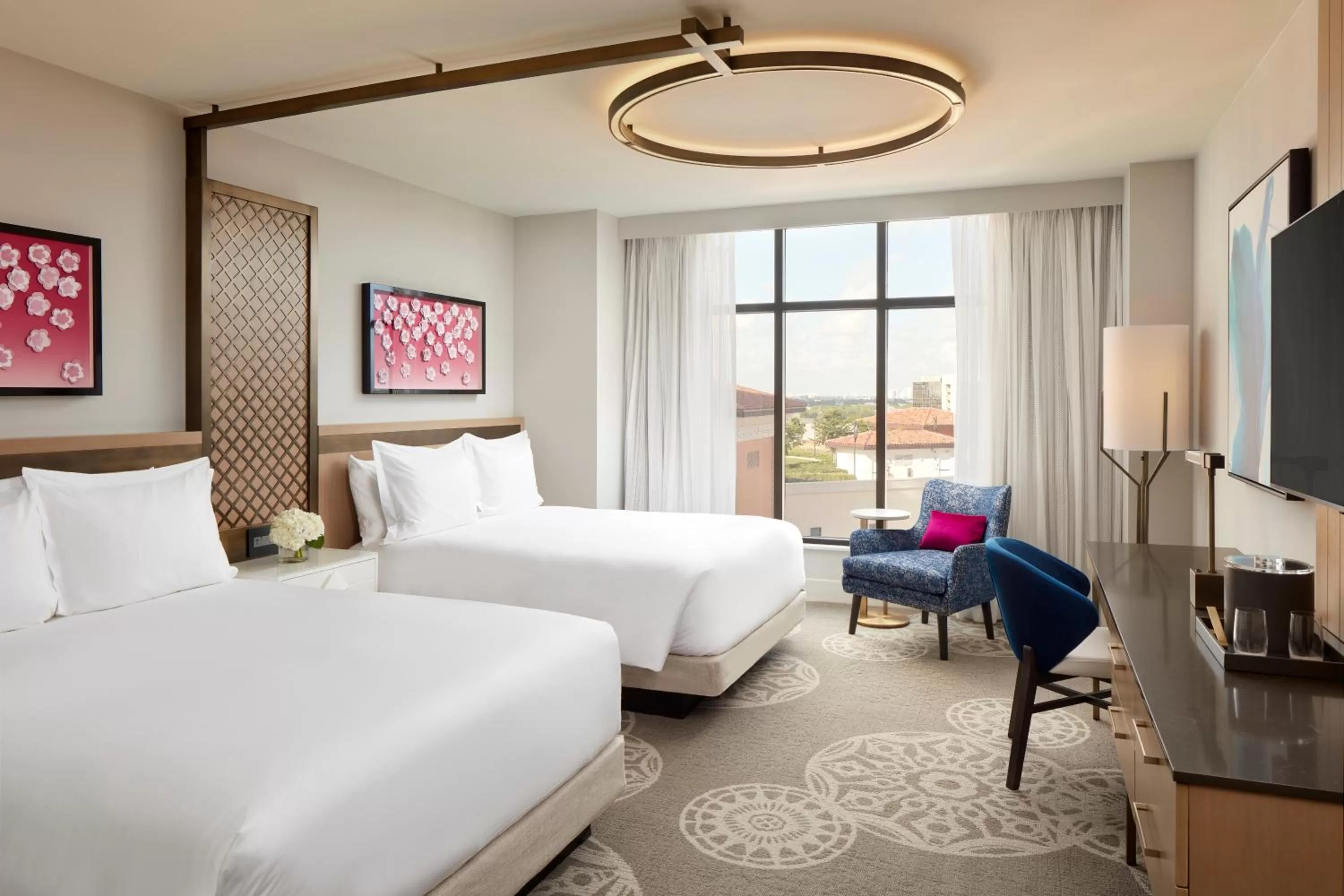 Bedroom, Bed in Loews Coral Gables Hotel